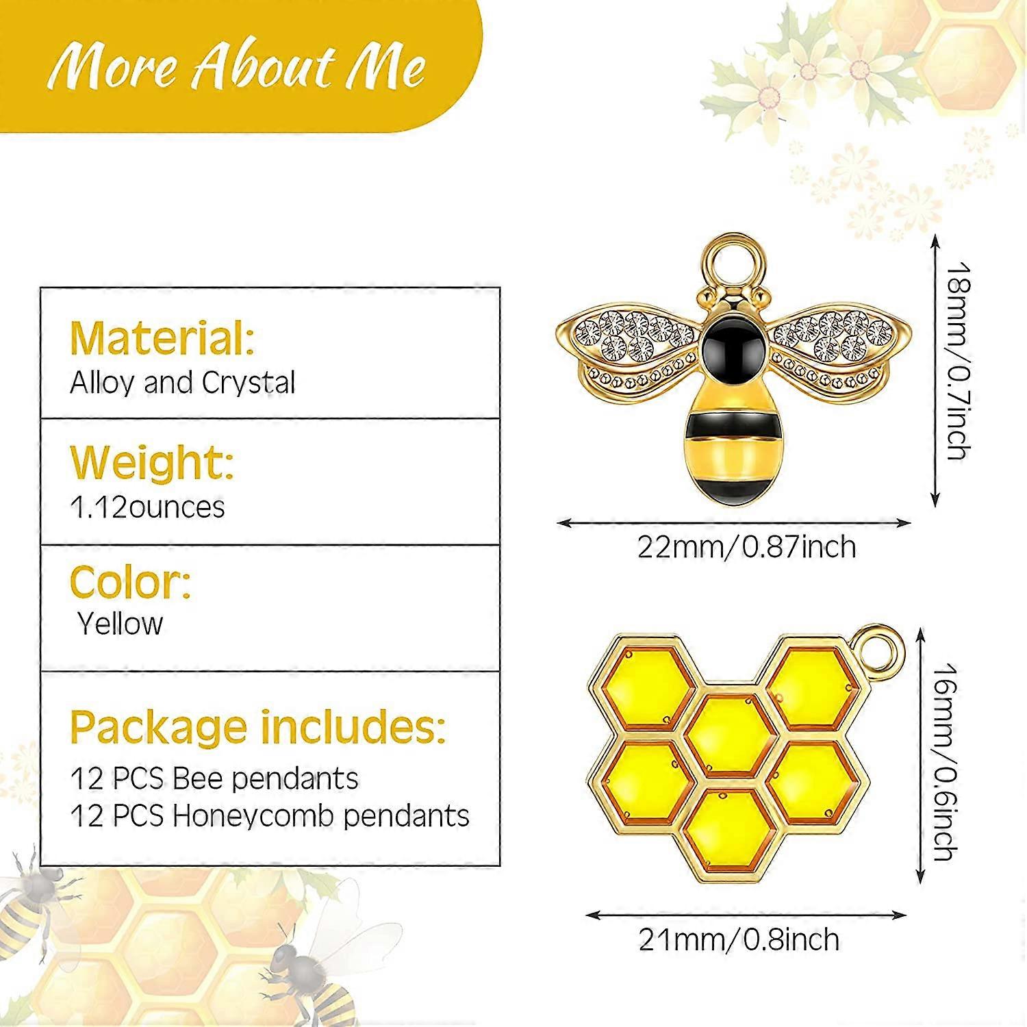 Gold Honeycomb Charms - Enamel - 24mm - Pack of 10 | Julz Beads UK Gold Honeycomb Charms - Enamel - 24mm - Pack of 10 | Julz Beads UK