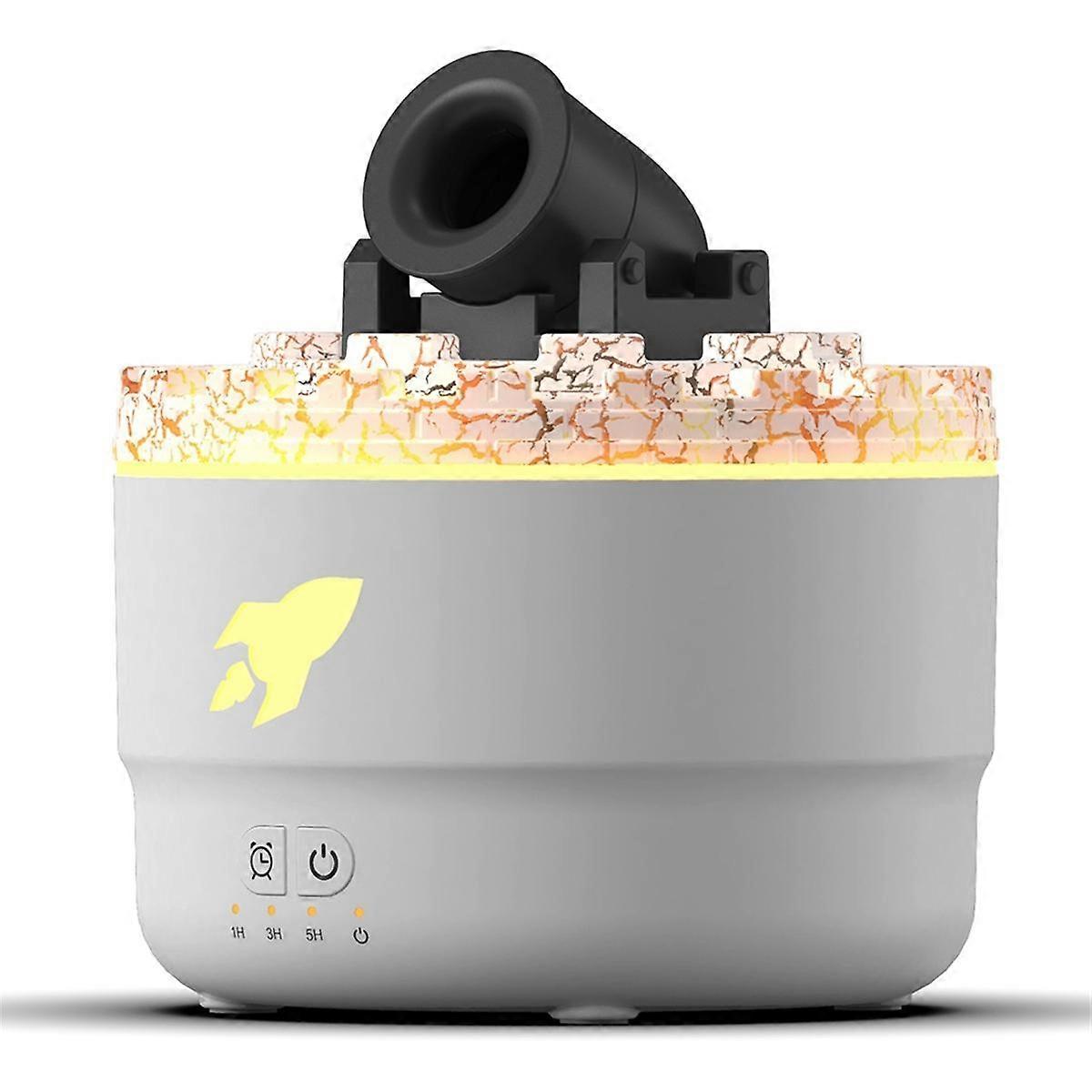 Simulerad kanon eld eterisk olja diffusor aromaterapi luftfuktare liten doft arom humi