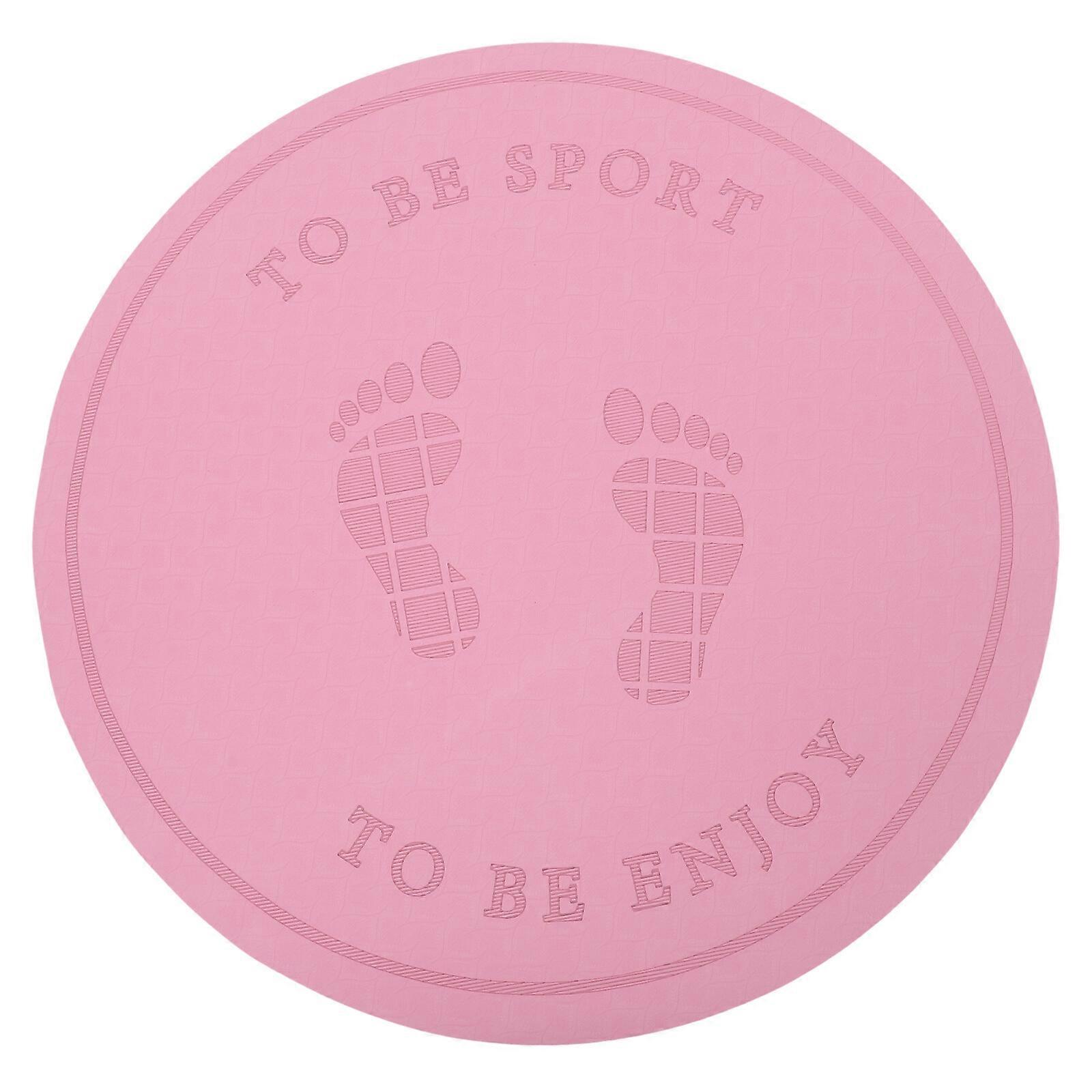 Round Jump Rope Mat Non-slip Gym Mat Indoor Skipping Mat Household Skipping Cushion