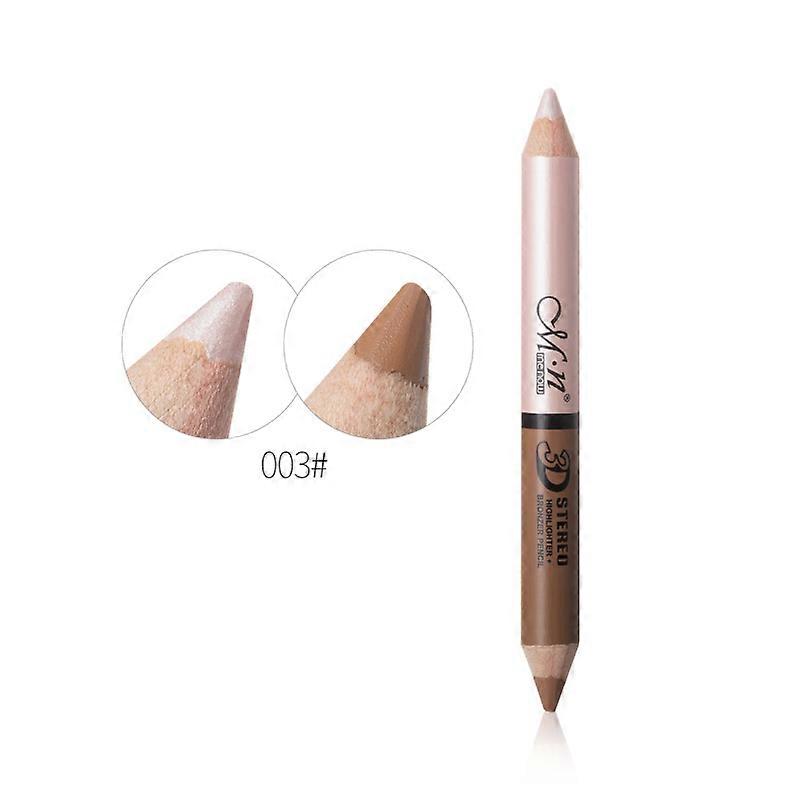 Face Highlighter Concealer Pencil Acne Scars Cover Useful Eye Nose Face Contour Double End Two Function Stick Makeup Tool