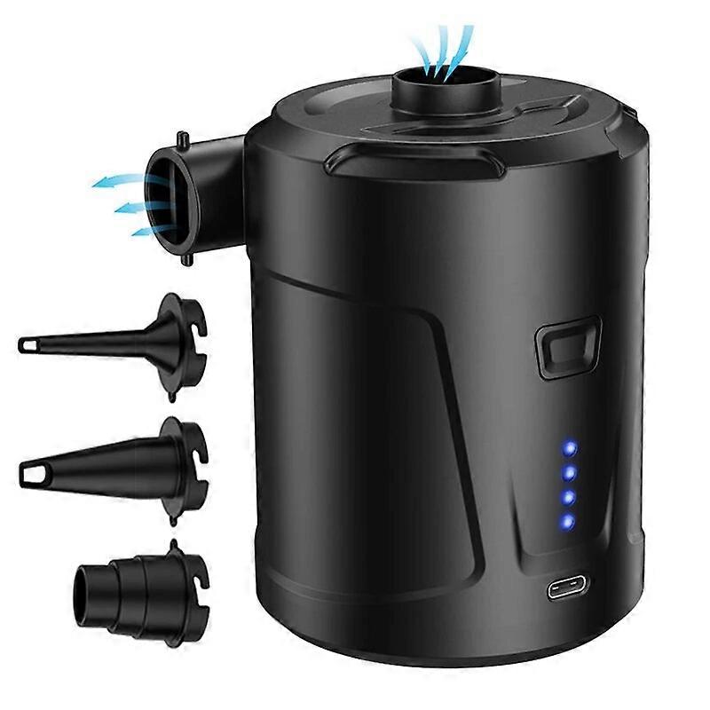 Electric Air Pump Portable Quick-Fill Air Pump 5000mAh Perfect Inflator / Deflator Pump for Air Mattress Bed Boats Swimming Ring