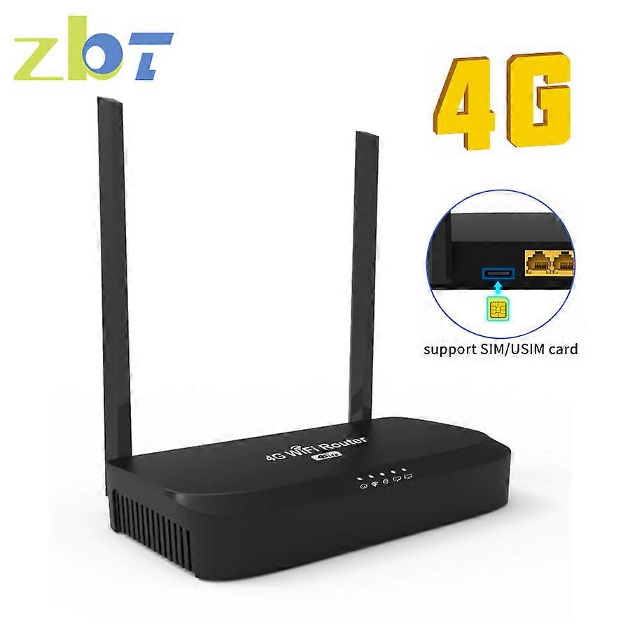 ZBT 4G LTE-router 300 Mbps WiFi trådlöst SIM-kort med EM13S-modul LAN ...