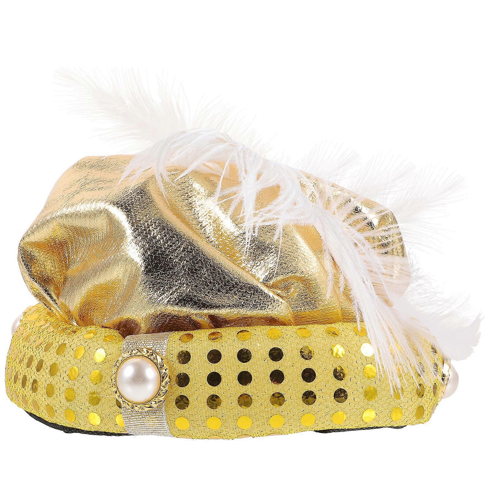 Decorative Hat Plume Cap Prop Role-playing Hat Carnival Performance Hat Prop