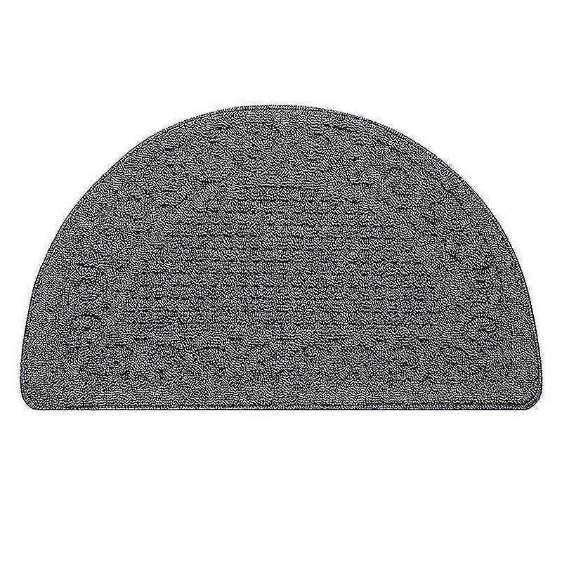 Tlmccf High Quality Half Round Non-Slip Kitchen Bedroom Toilet Doormat Floor Rug, Coffee Mygb