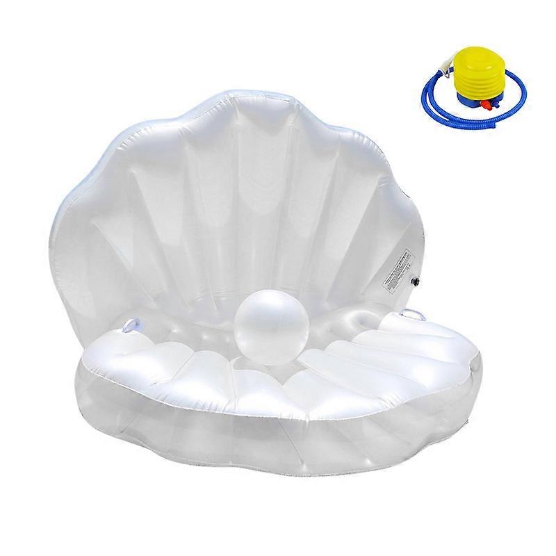 Inflatable PVC Shell Float Cushion, for Beach and Swimming Pool
