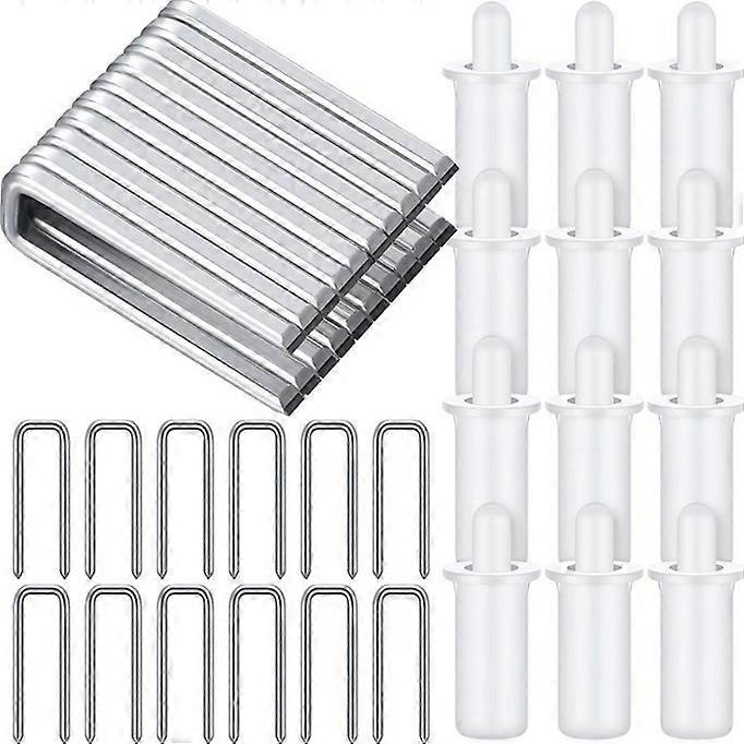 40pcs Shutter Repair Kit Plantation Shutter Staples Shutter Pins Louver Staples for Shutters