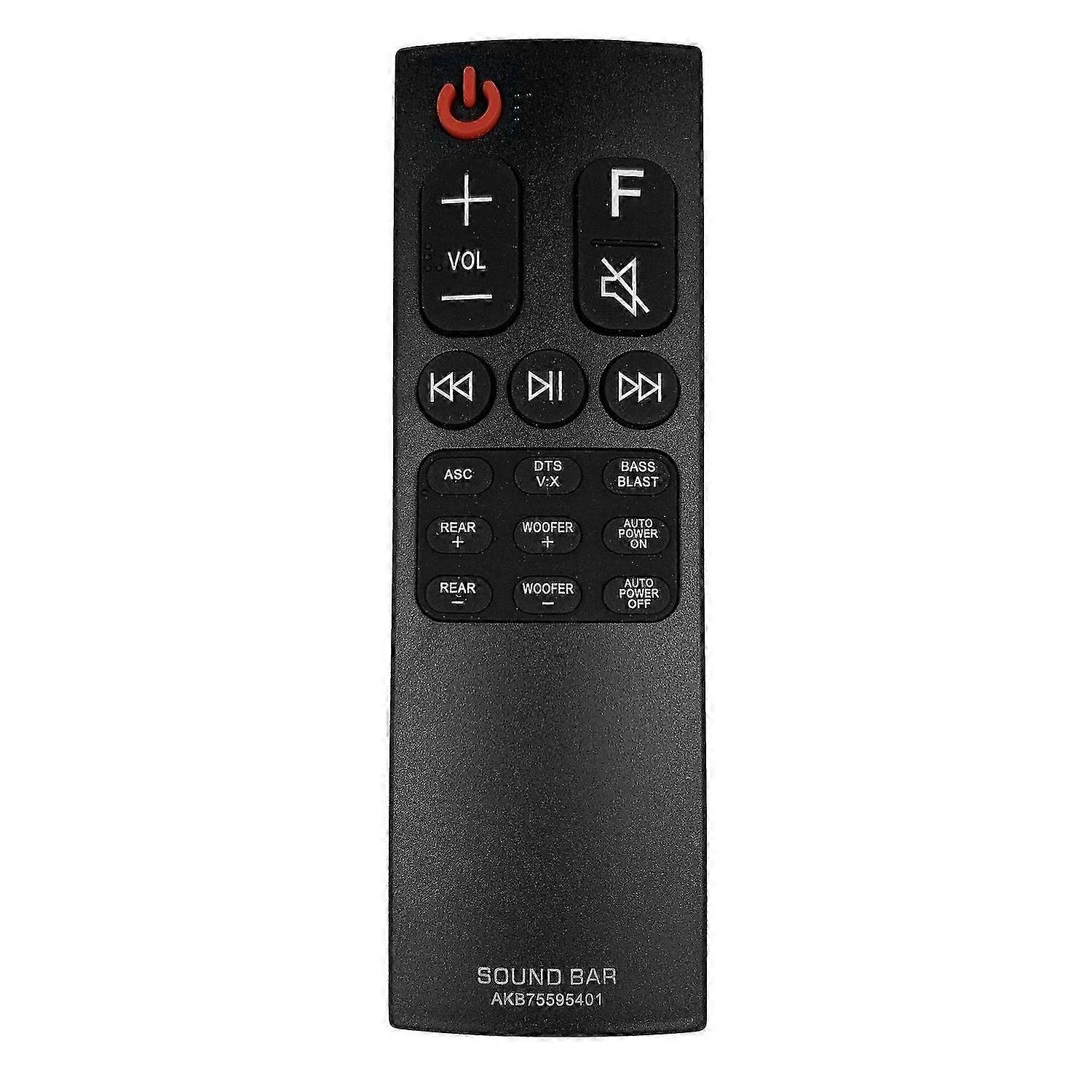 AKB75595401 Remote Control compatible with LG Sound Bar Whispering Wall SPK5B-W SPK5BW Replacement R