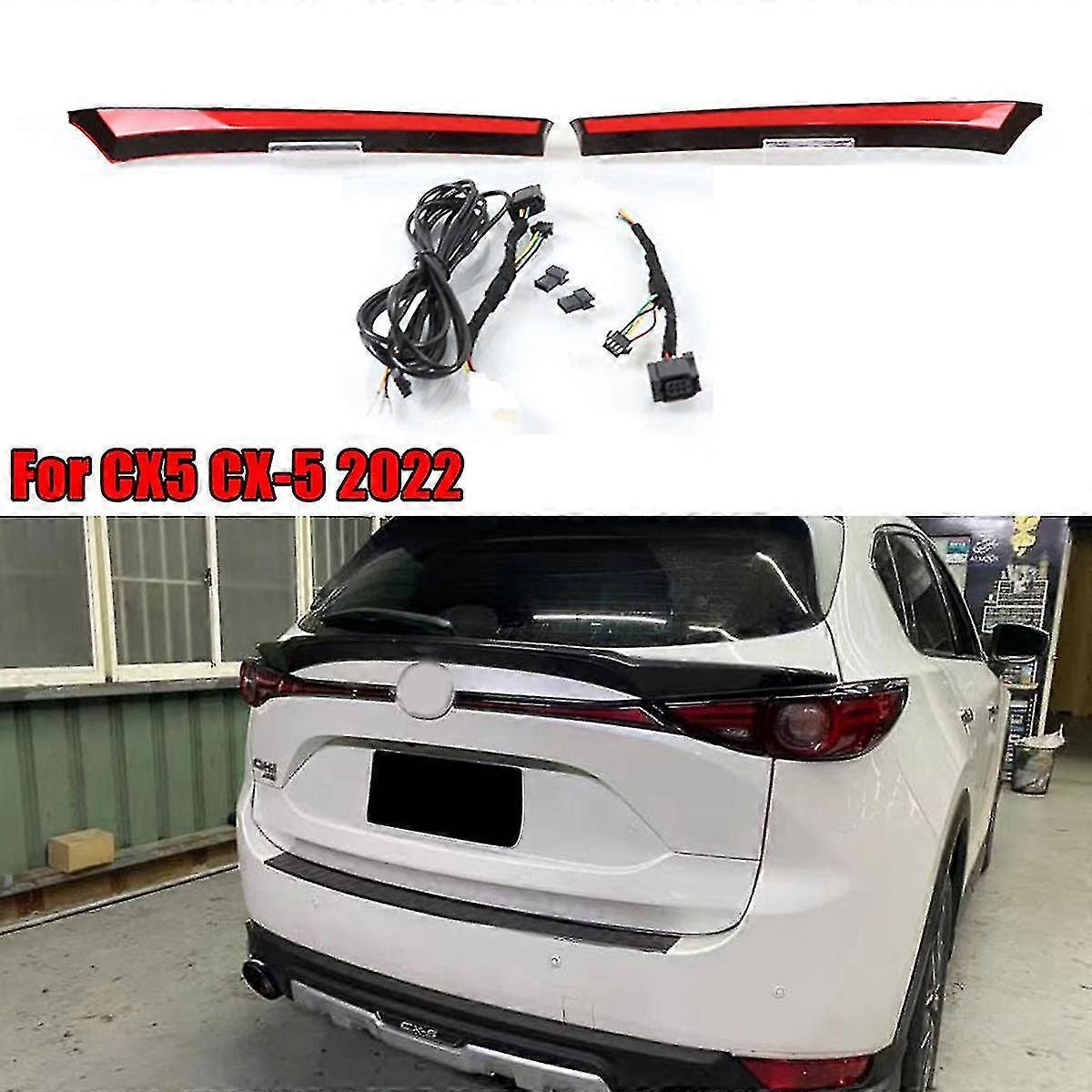 Car Tail Lights For Cx5 -5 2023+ Led Taillight Rear Tail Lamp Dynamic Turn Lamp Led Through Taillig