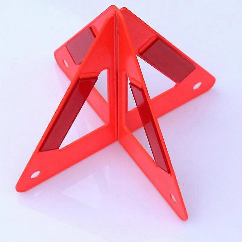 Car Warning Triangles Safe Parking Sign Triangle Reflective Warning Sign Car Safety Set With Red