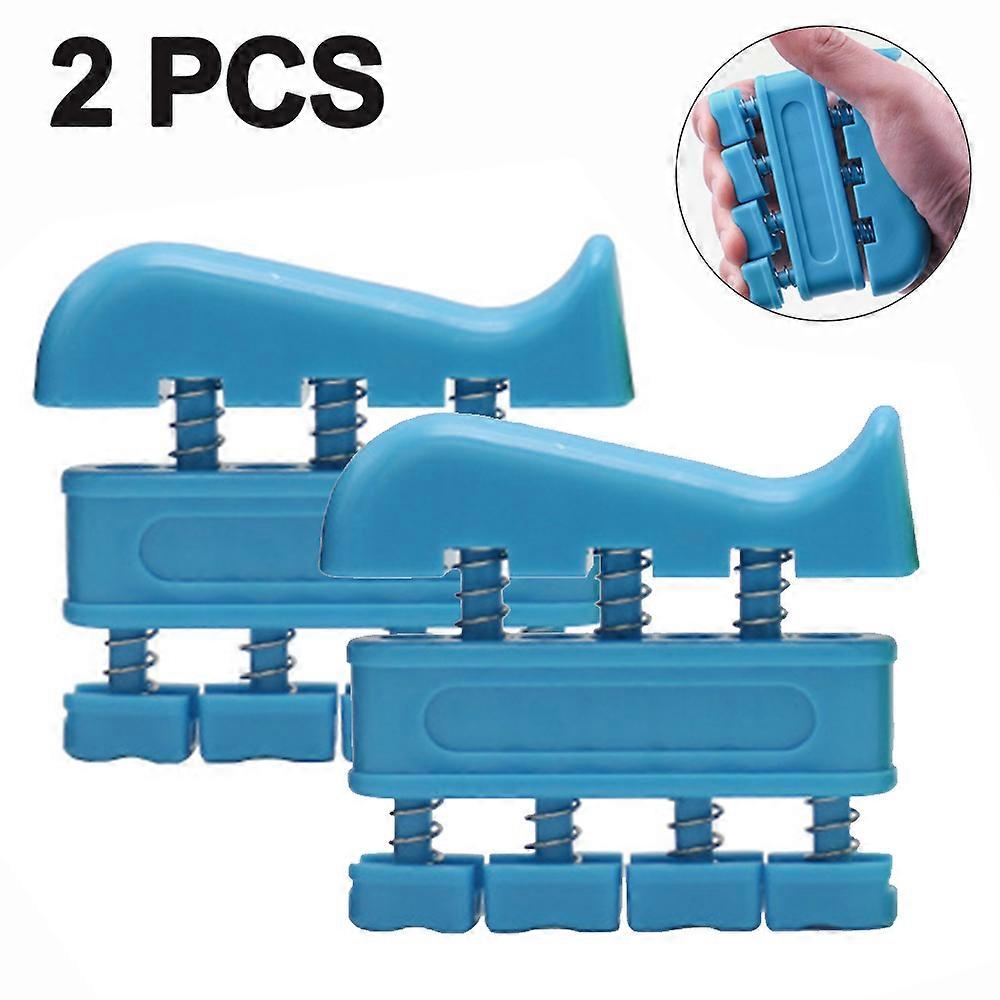 2 Pieces Finger Strengthener Spring-Loaded Hand Grip Exerciser Tool
