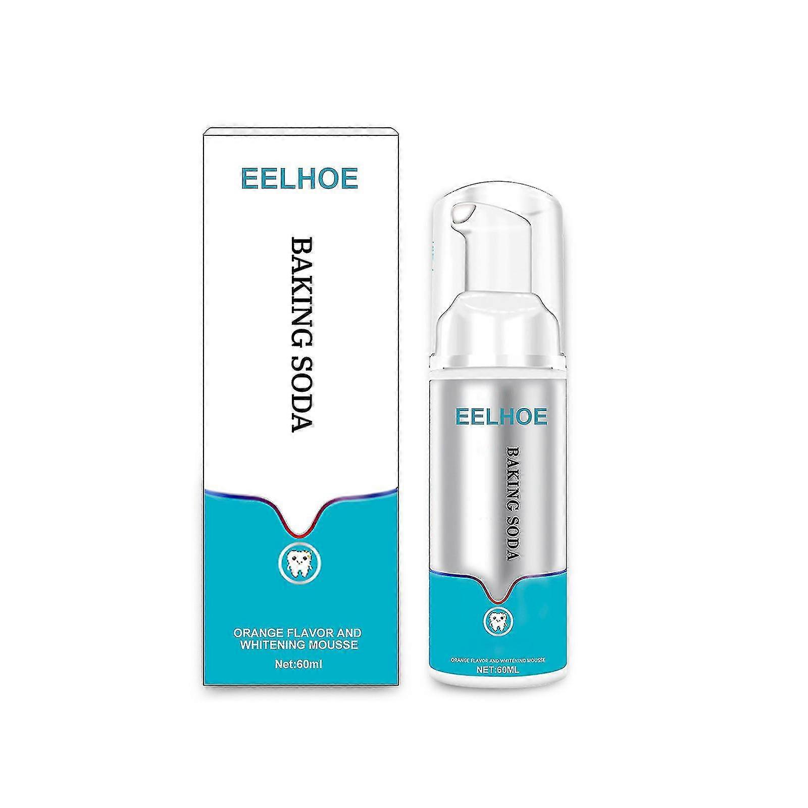 Qian Eelhoe Foam Dentifrice Mousse blanchissante de type presse pour éliminer les taches de tartre jaune et de fumée Dentifrice de nettoyage buccal