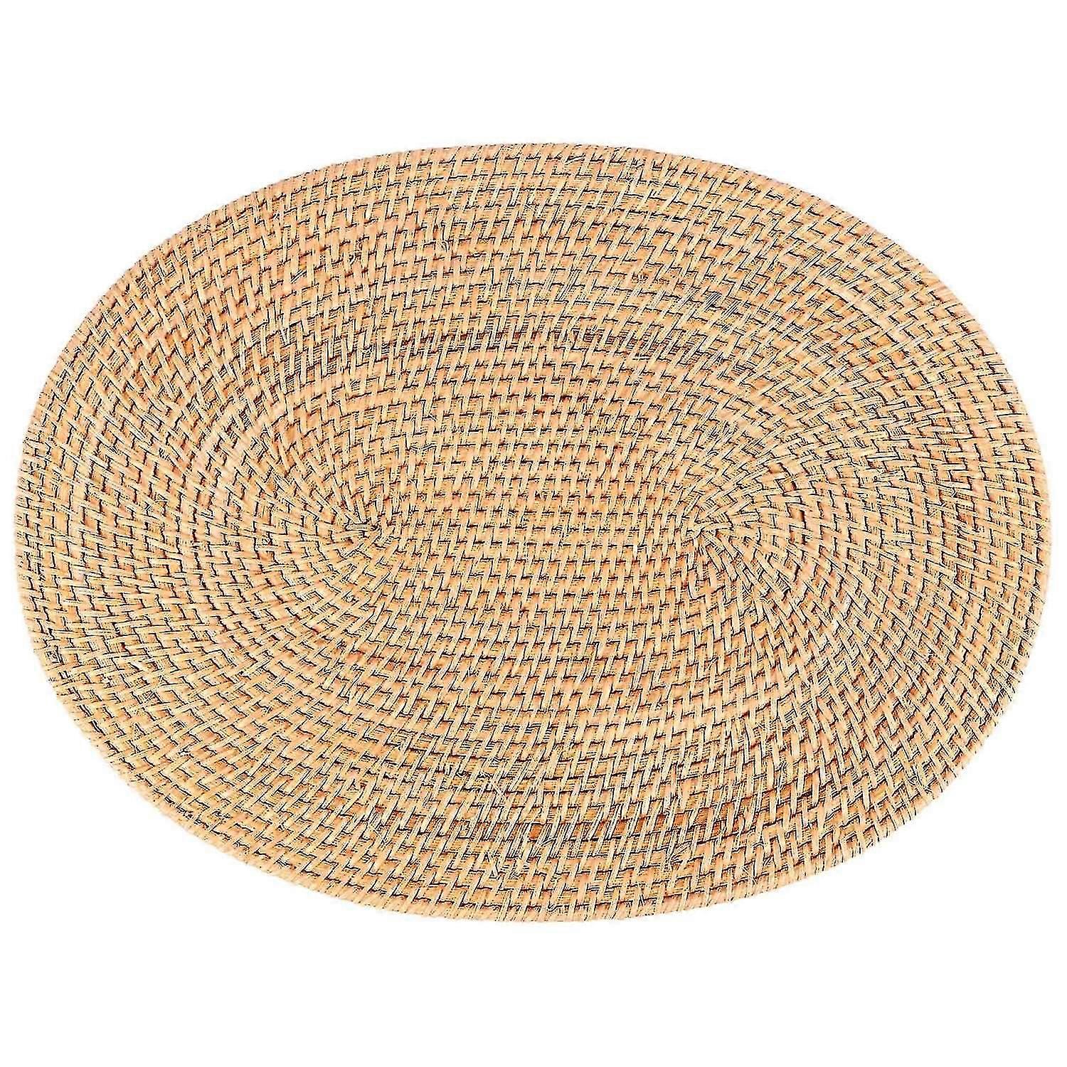 Christmas Oval Placemat, Woven,tea Accessories,suitable For Dining , K