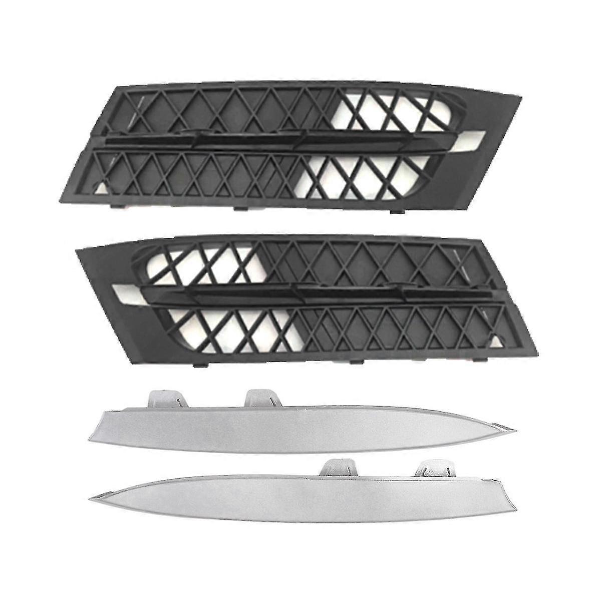 4pcs汽车前保险杠封闭式外格栅适用于5' F07 Gt 535i Gt 550i Gt 2010-2013 51117200735 51117200736