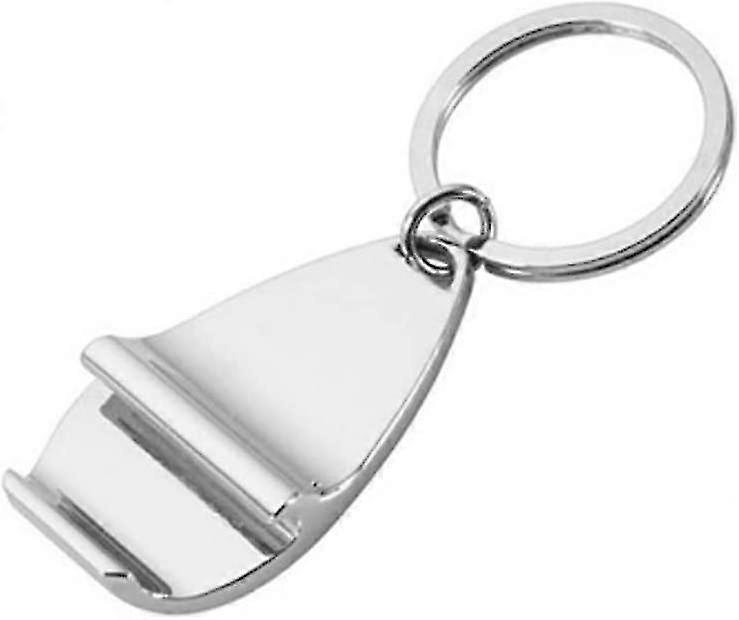 Bottle Opener Small Beer Opener Keyring Beer Bottle Opener Keychain (silver 1pc)