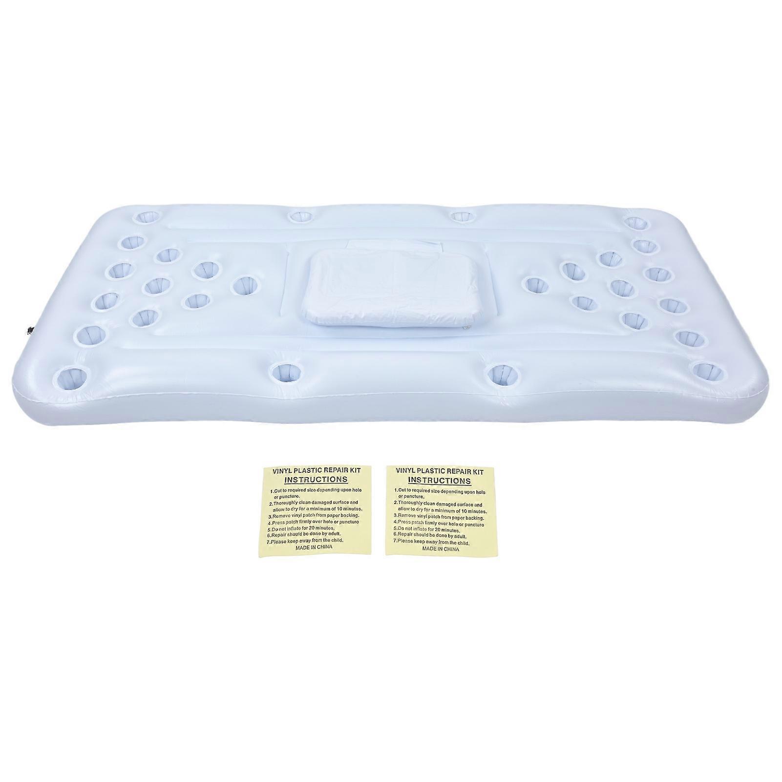 Inflatable Pong Pool Lounge PVC Funny Floating Beer Pong Table for Summer Swimming Pool Party