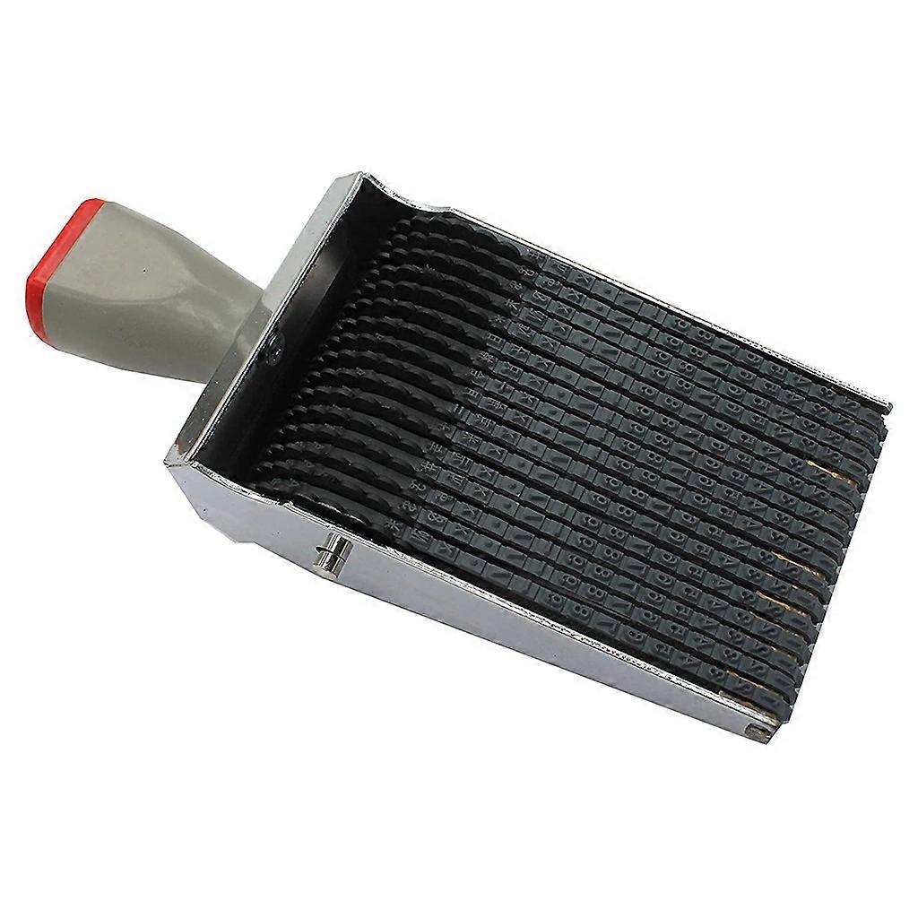 Symbol Rolling Wheel Stamp Multi-Function DIY Address Stamp Numbering Stamp