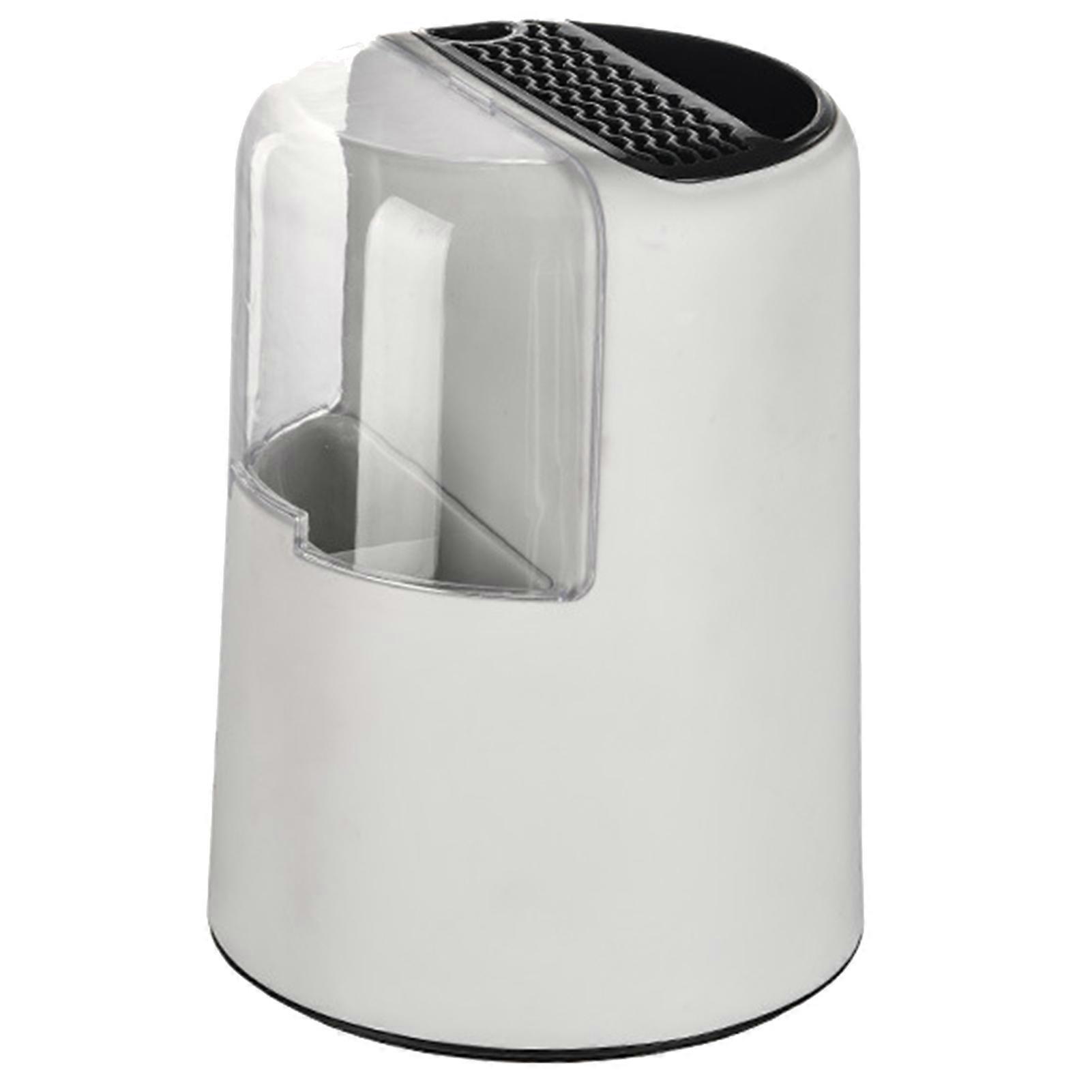 Multifunctional Cutter Holder 360 Degree Rotatable Dustproof Cover Kitchen Countertop Cutter Block Chopsticks Spoons Utensils Storage Rack