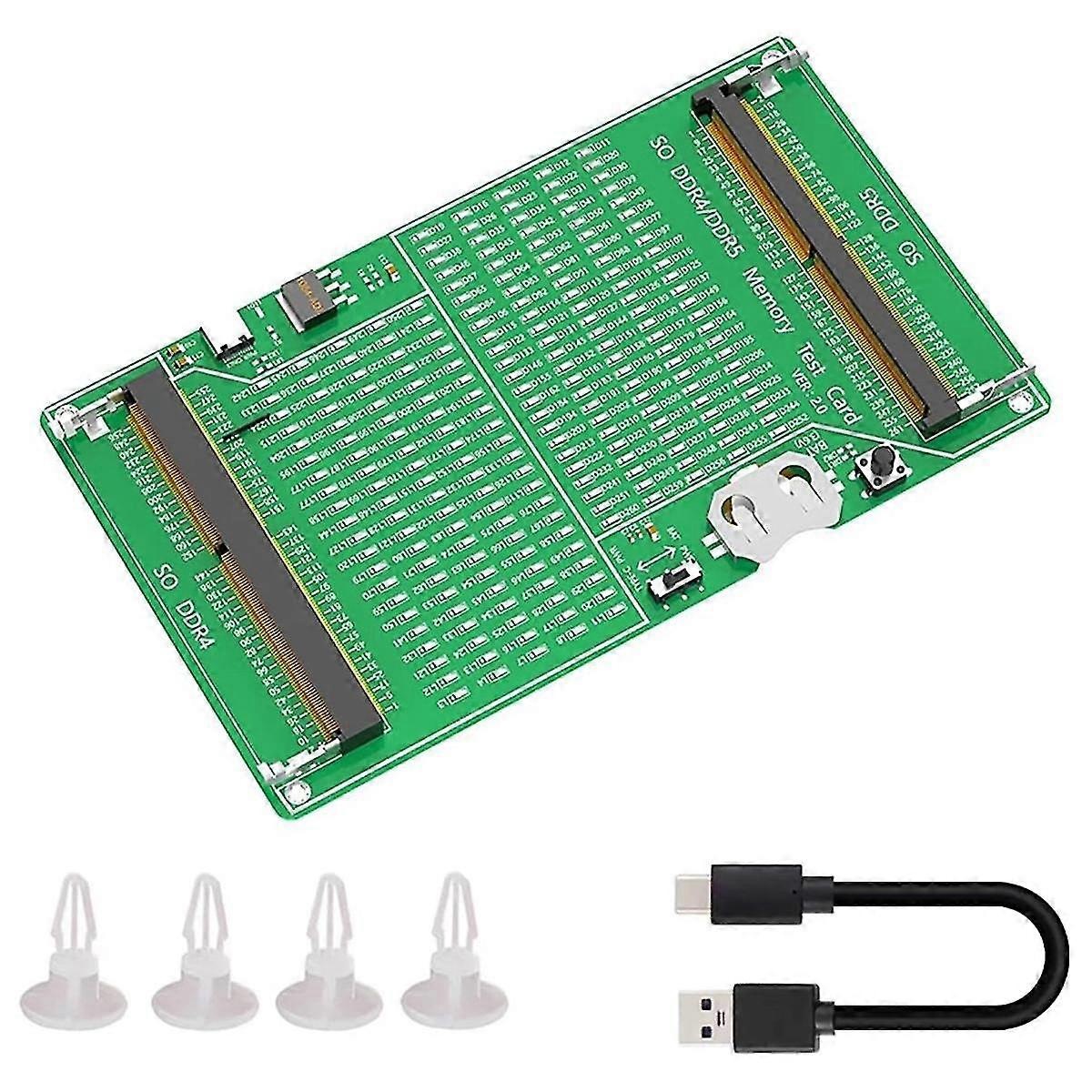 So Ddr4/5 Memory Tester Laptop Memory Test Diagnosis Adapter Pcb Circuit Testing Tool Memory Tester Tool