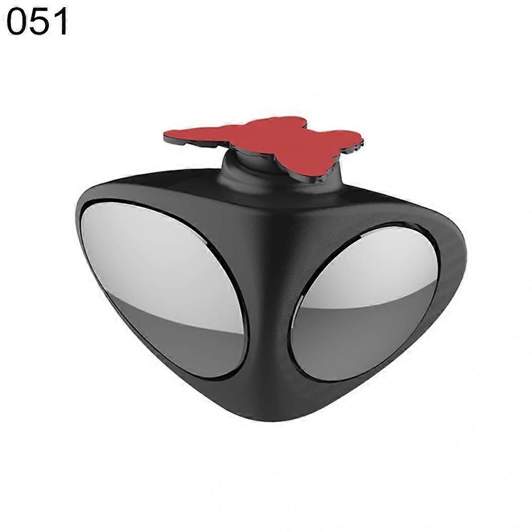 1Pc 2 in 1 Car Blind Spot Mirror Wide Angle Adjustable Convex Rear View Tool