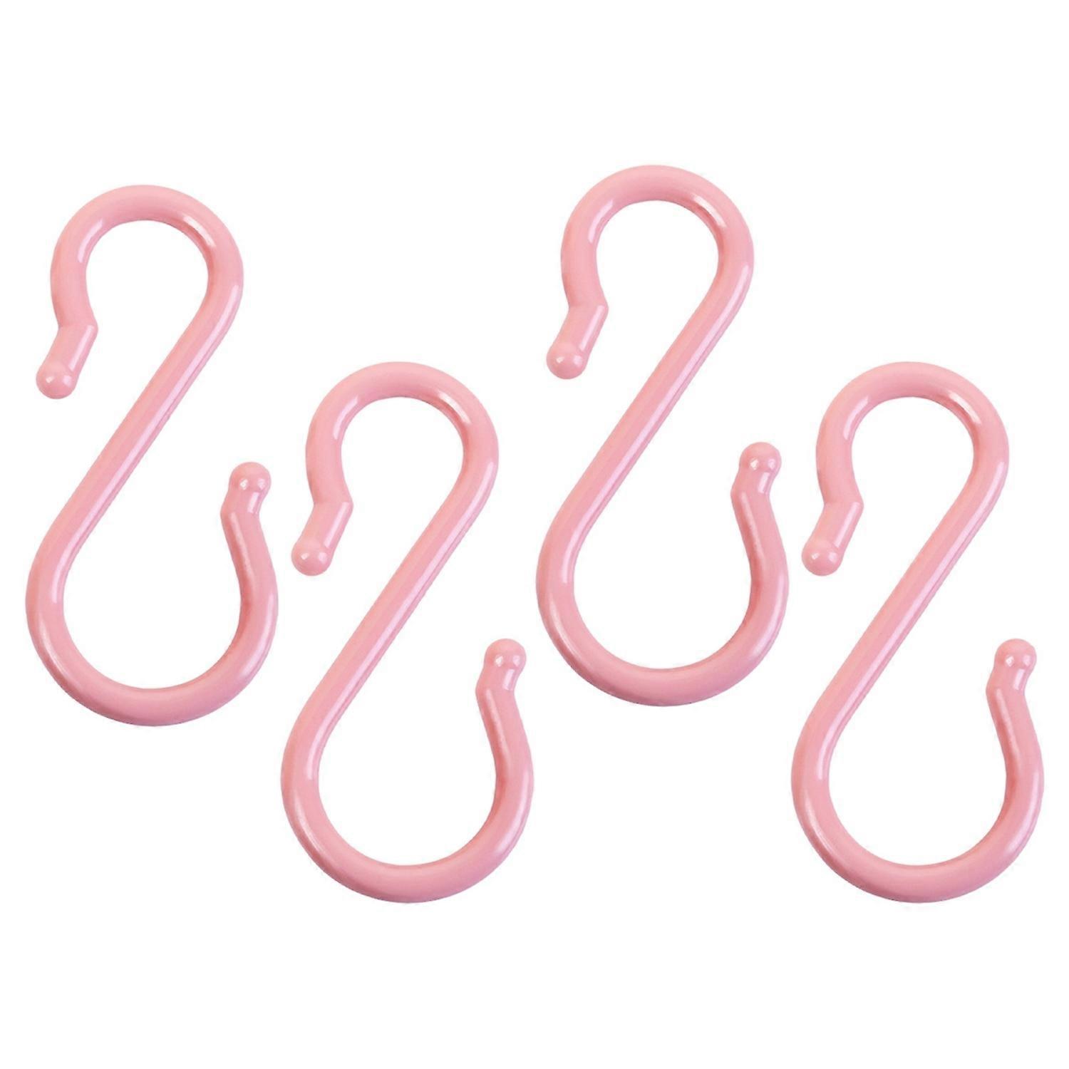 1 Set S-shaped Hook Durable Easy Installation Multi-functional Utensils Towel Clothing Hanger for