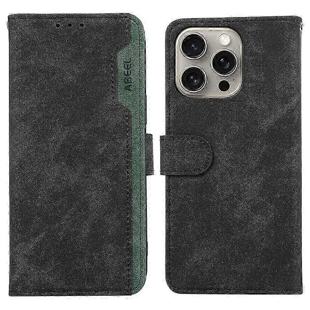 For iPhone 16 Pro Case RFID Blocking Leather Wallet Flip Phone Cover