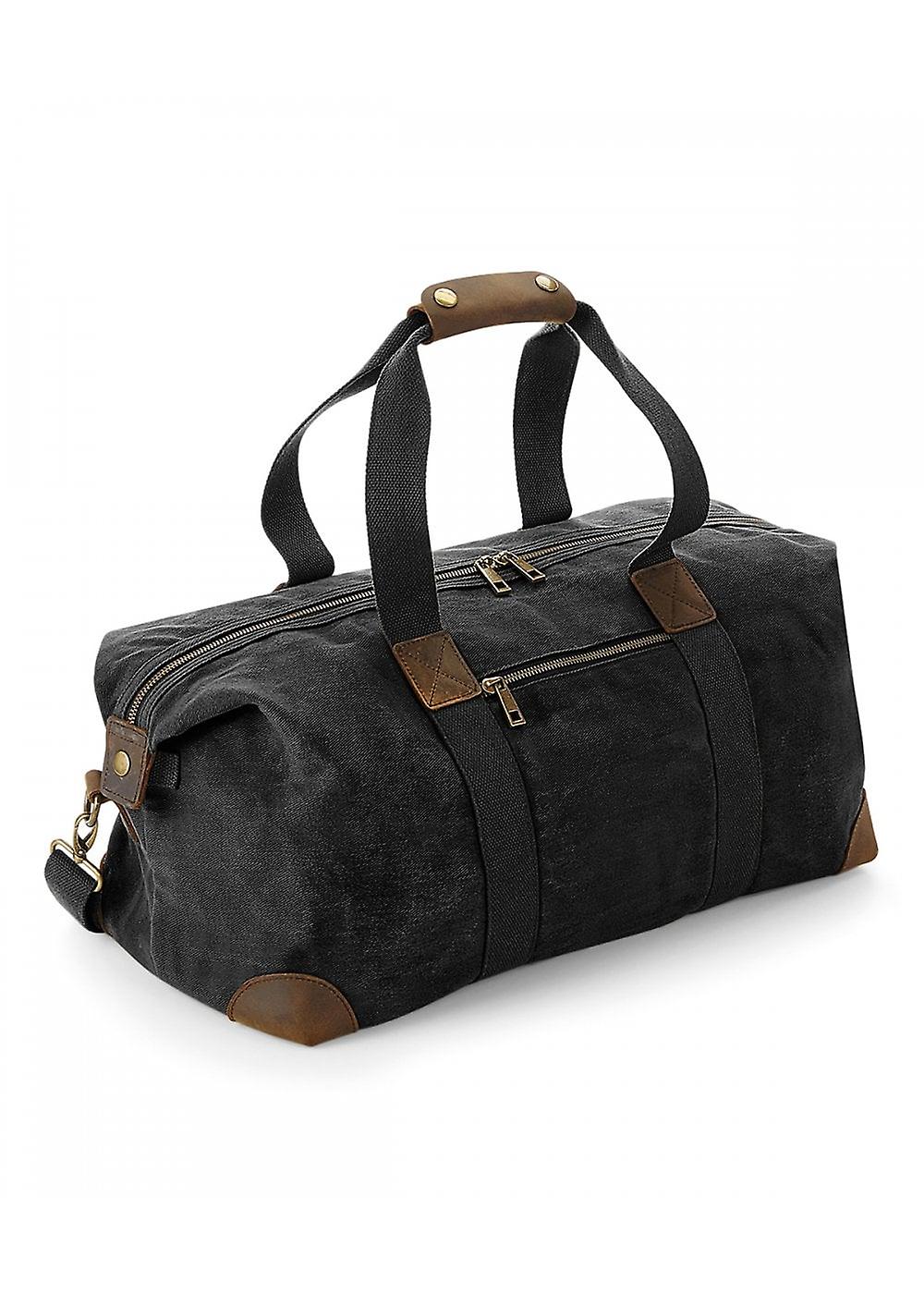 Quadra Heritage Waxed Canvas Holdall QD650