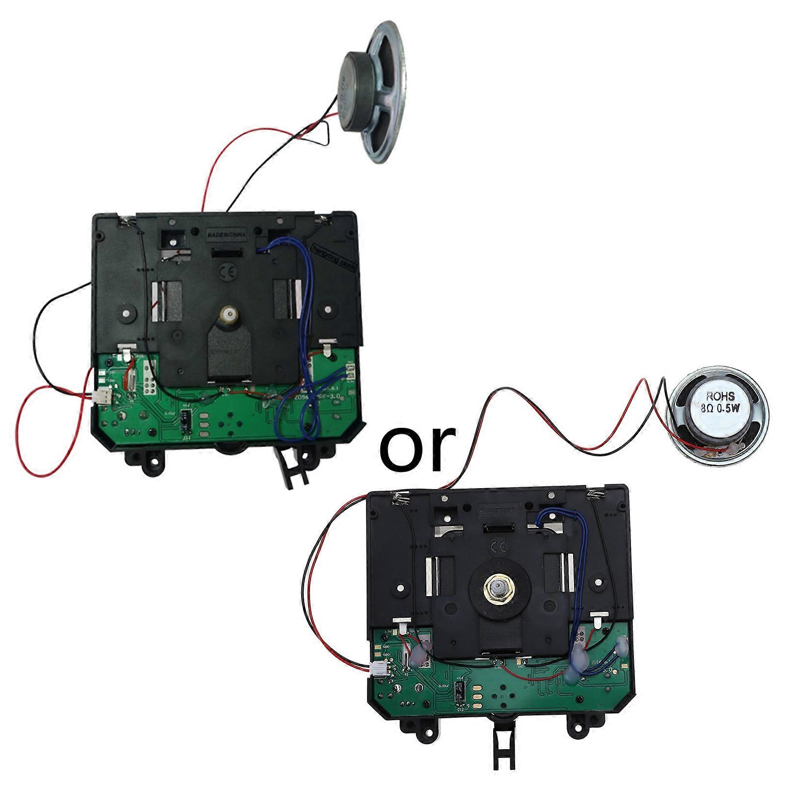 Clock Mechanism Sweep Swing Trigger Power Movement With Chime Music Box Horn And Multiple Color Optional Clock Hands