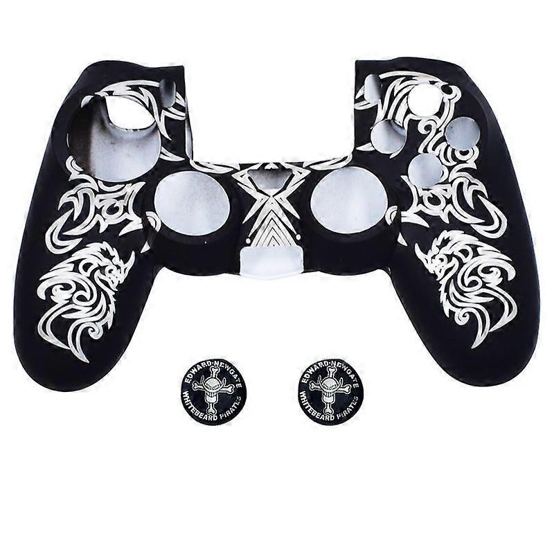 PS4 Controller Skins ,Silicone Controller Cover Skin Protector Compatible /PS4 Slim/PS4 Pro Controller (Thumb Cap Grip x 2)