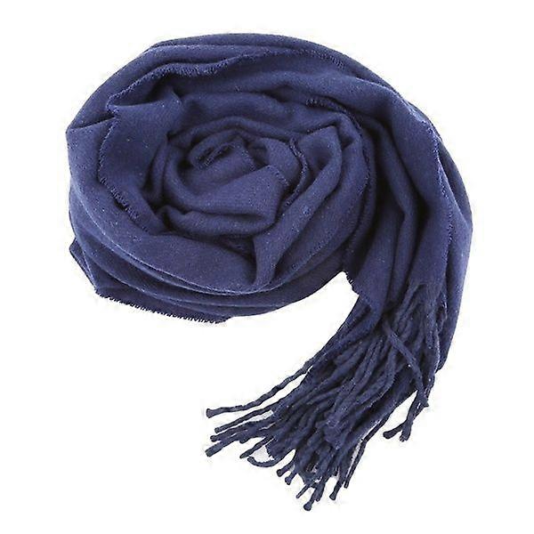 Scarf warm winter soft shawl fringed long shawl