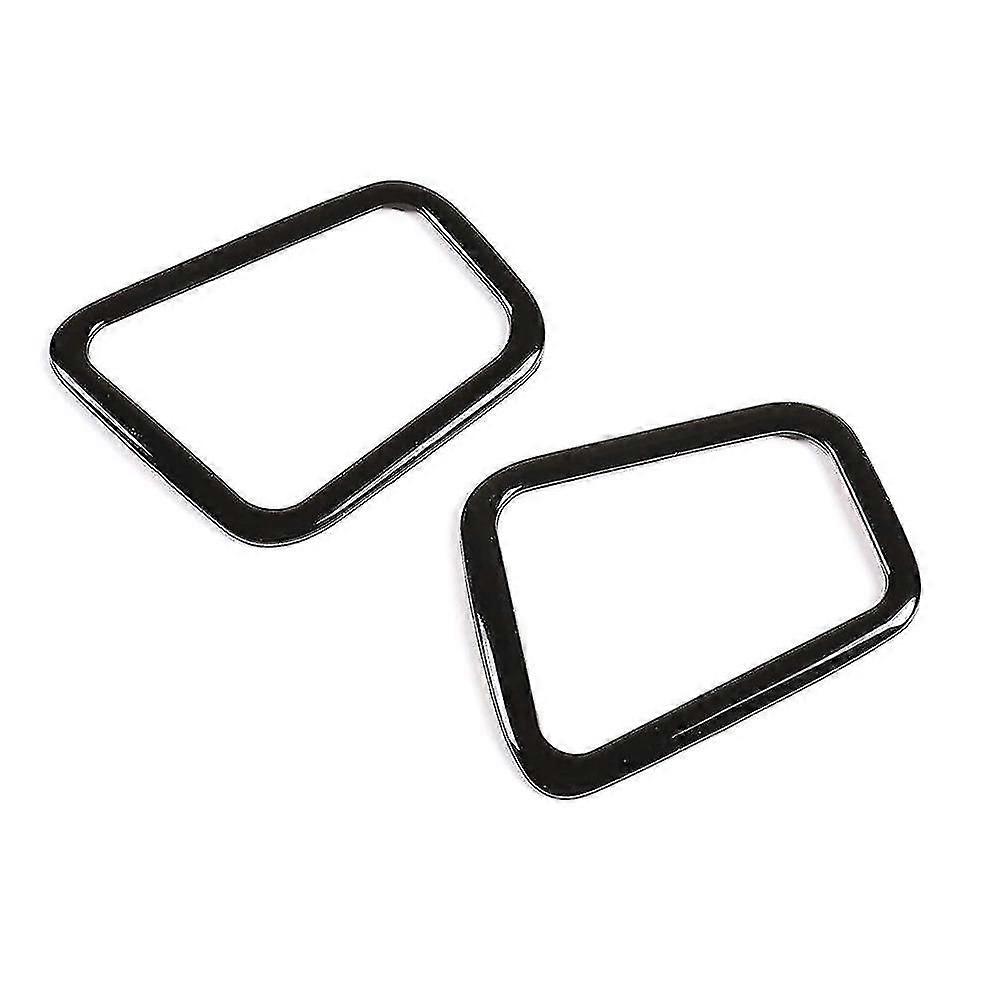 Car Dashboard Side Air Conditioner Outlet Frame Trim Cover (black)