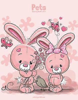 Pets Coloring Book 1 2  3