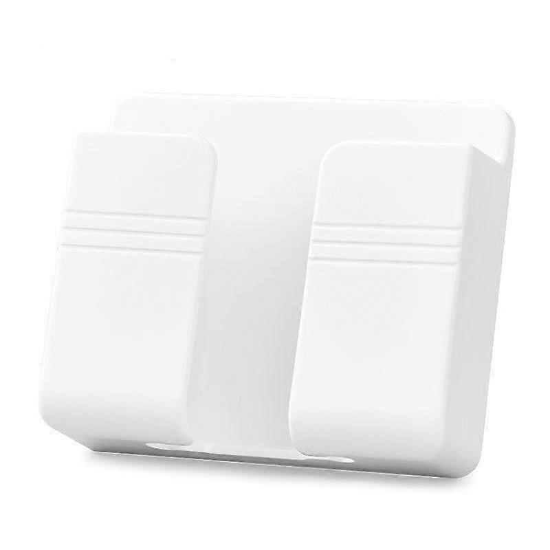 Punch Free Wall Mounted Organizer Storage Box Remote Control Mounted Plug Wall Holder Charging Multifunction hook