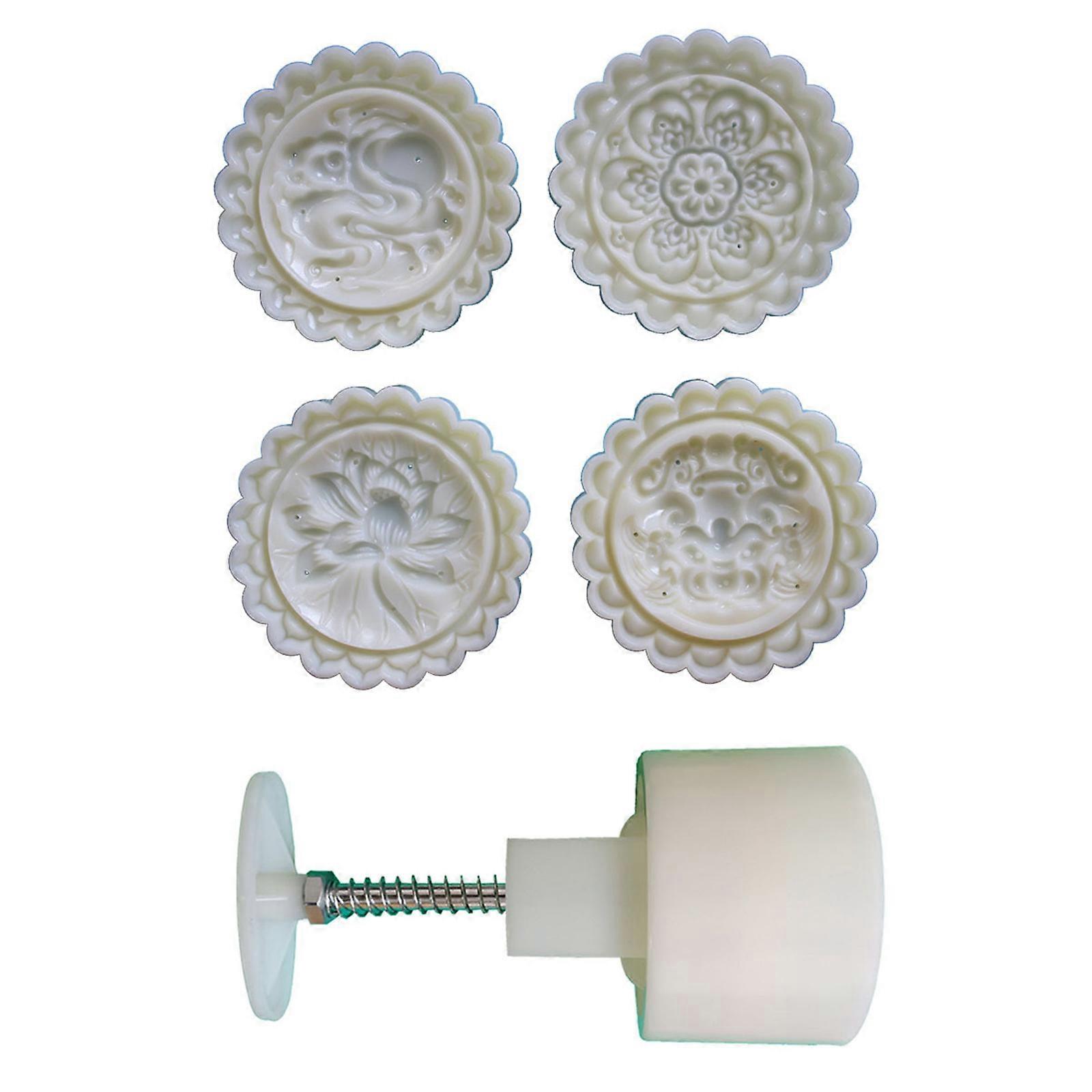 Convenient Flower Mooncakes Mold Beautiful Mooncakes Crafting Mold Mooncakes Press for Project Enthusiasts
