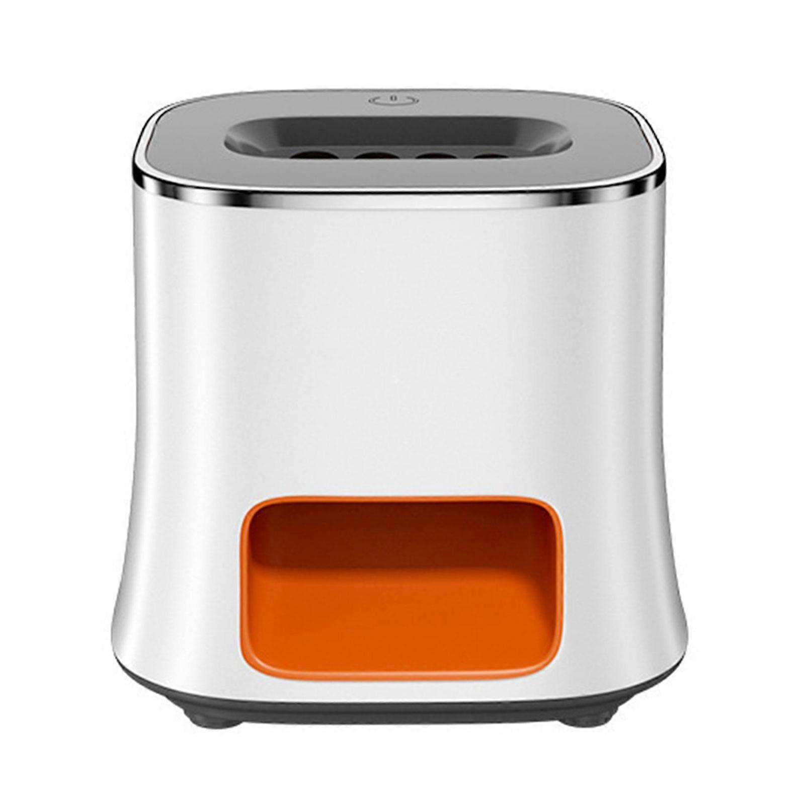 Automatic Seed Sheller Rechargeable Seed Peeler Convenient Operation Electric Nut Opener Strainless Steel Material  White