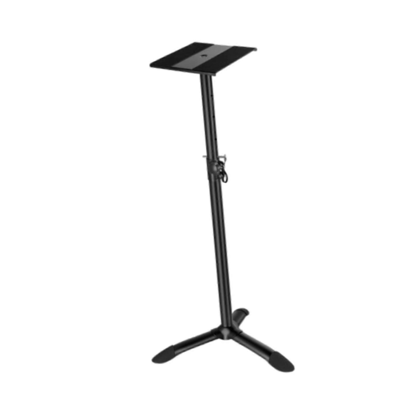 حامل مكبر الصوت ارتفاع معدني قابل للتعديل لغرفة المعيشة والمكتب رف كتب صغير ثلاثة مخلب