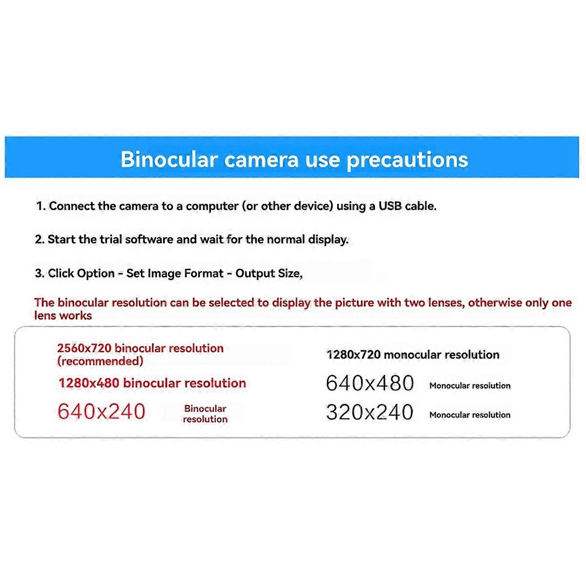 100 Degree Camera Module OV9732 1MP 2.1mm Dual Camera Module Manual Focus+Shell+Tripod for WinXP/7/