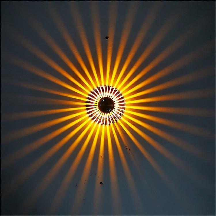 LED Aluminum Aisle Light Sunflower Corridor Lamp Decorative Light, Power source: Invisible Installation 1W