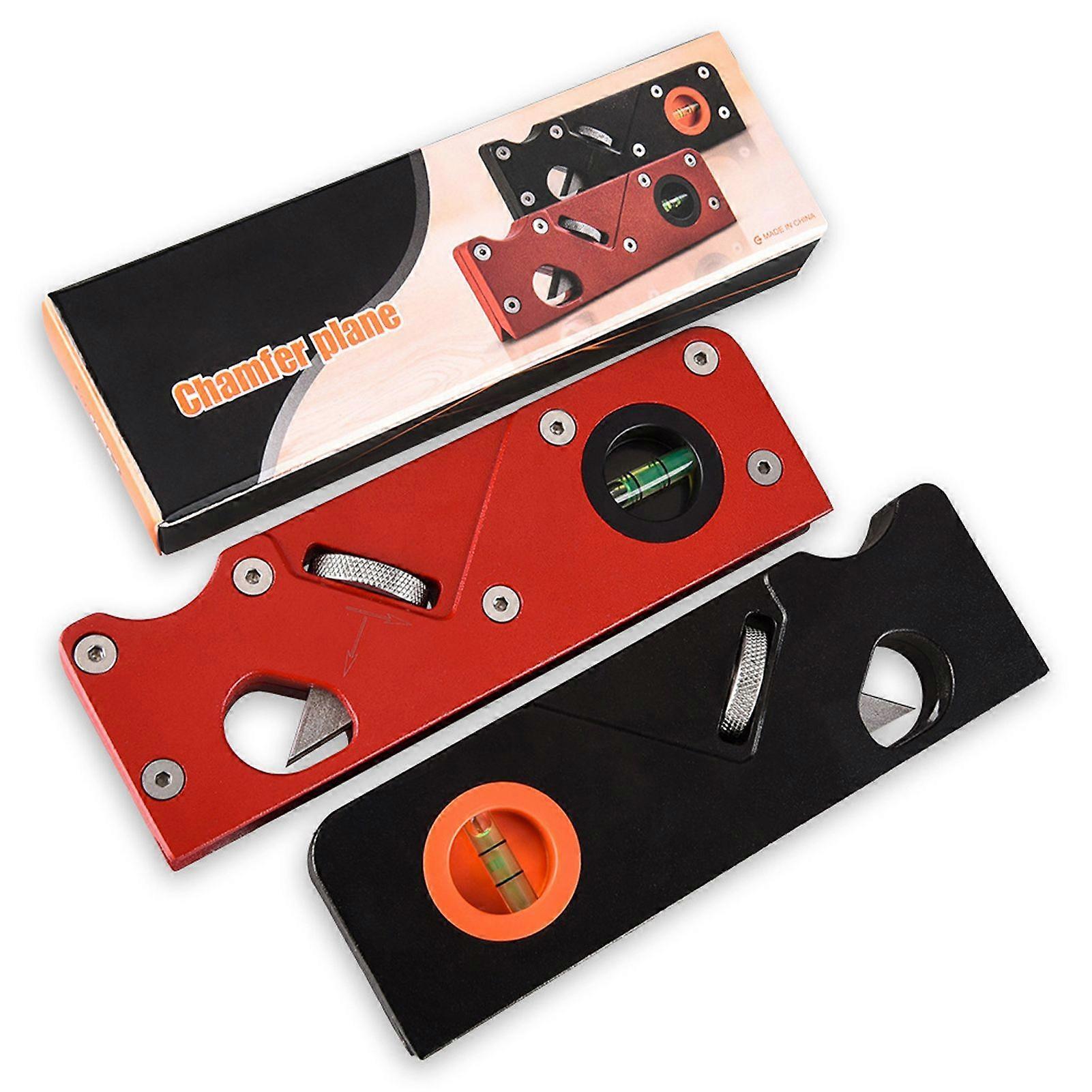 Portable Chamfer Plane Quick Edging Trimming Plane DIY Flanging Tool Handheld 45 Bevel Plane Multipurpose Woodworking Tools