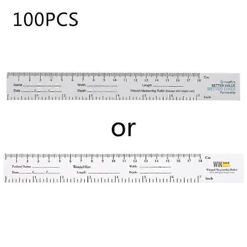 Paper Tape Measure Wound Measuring Rulers Educare Used Measuring 100 Pack