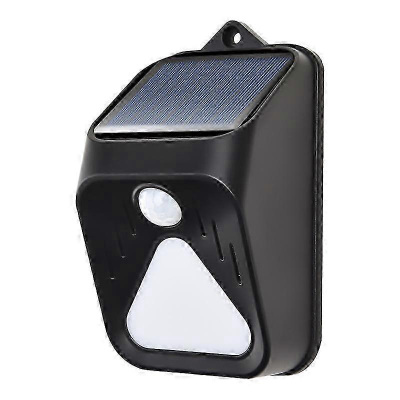 Solar Alarm Light with Motion Sensor and Remote Control for Animal Repellent