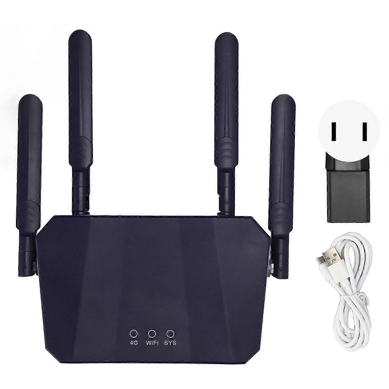 4g Lte Wireless Router Professional High Speed 300mbps Mobile Wifi Hotspot With Sim Card Slot For Home Office 100?240v Us Plug