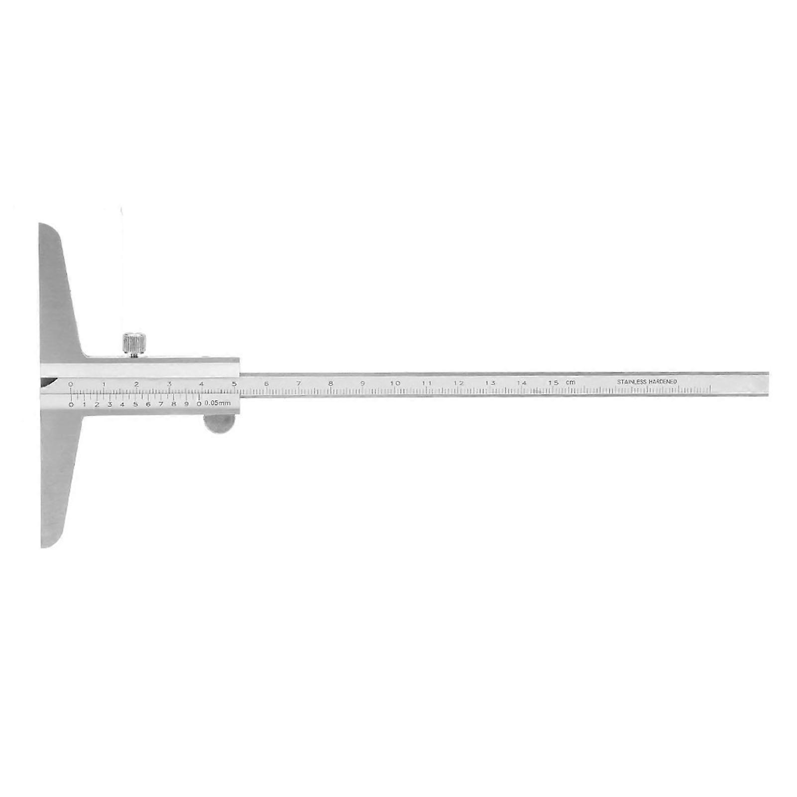 High precision stainless steel depth caliper for machines (0 to 150 mm)