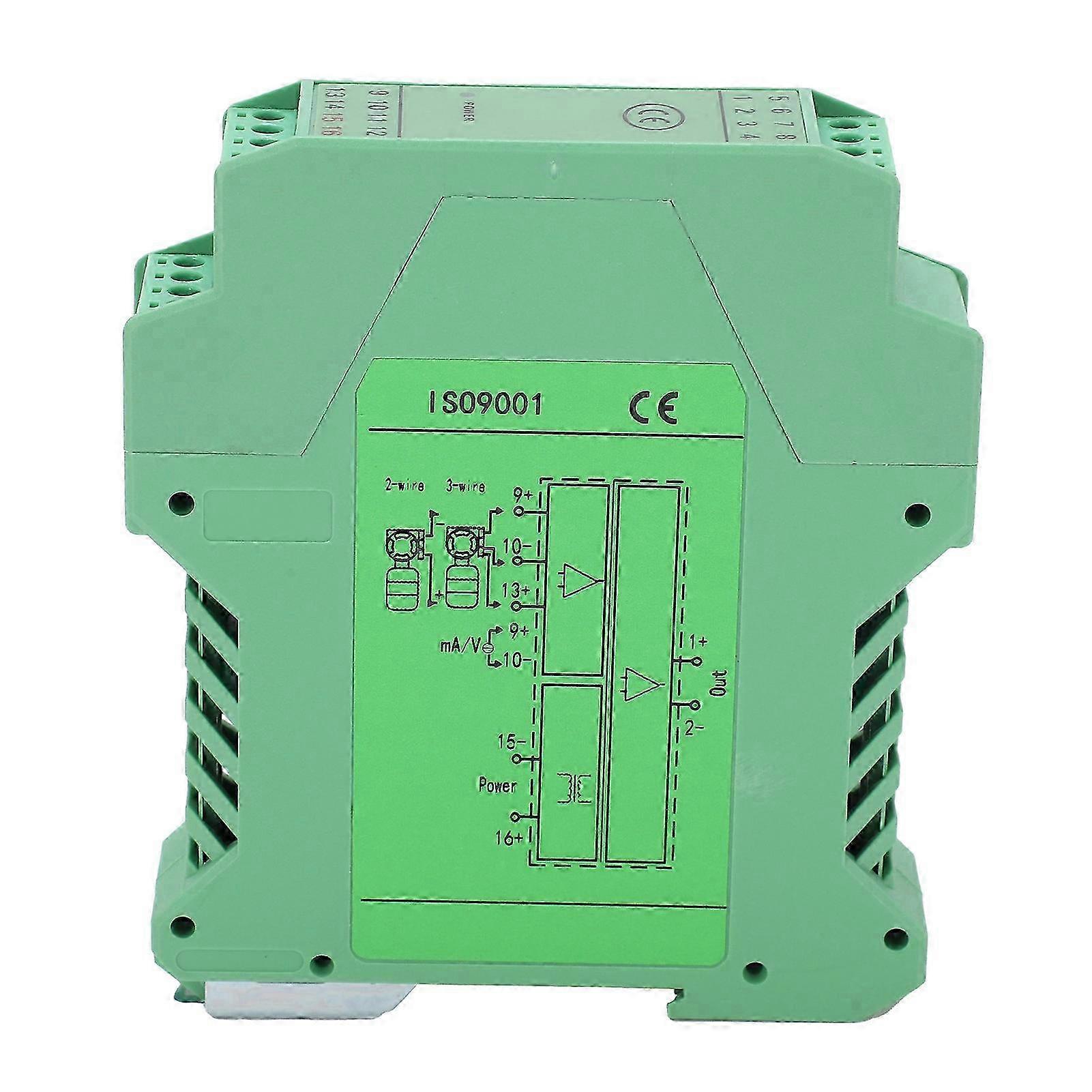 DC Signal Isolator Current Voltage Distribution Transmitter Rail Mount 1 in 1 Out Conditioner