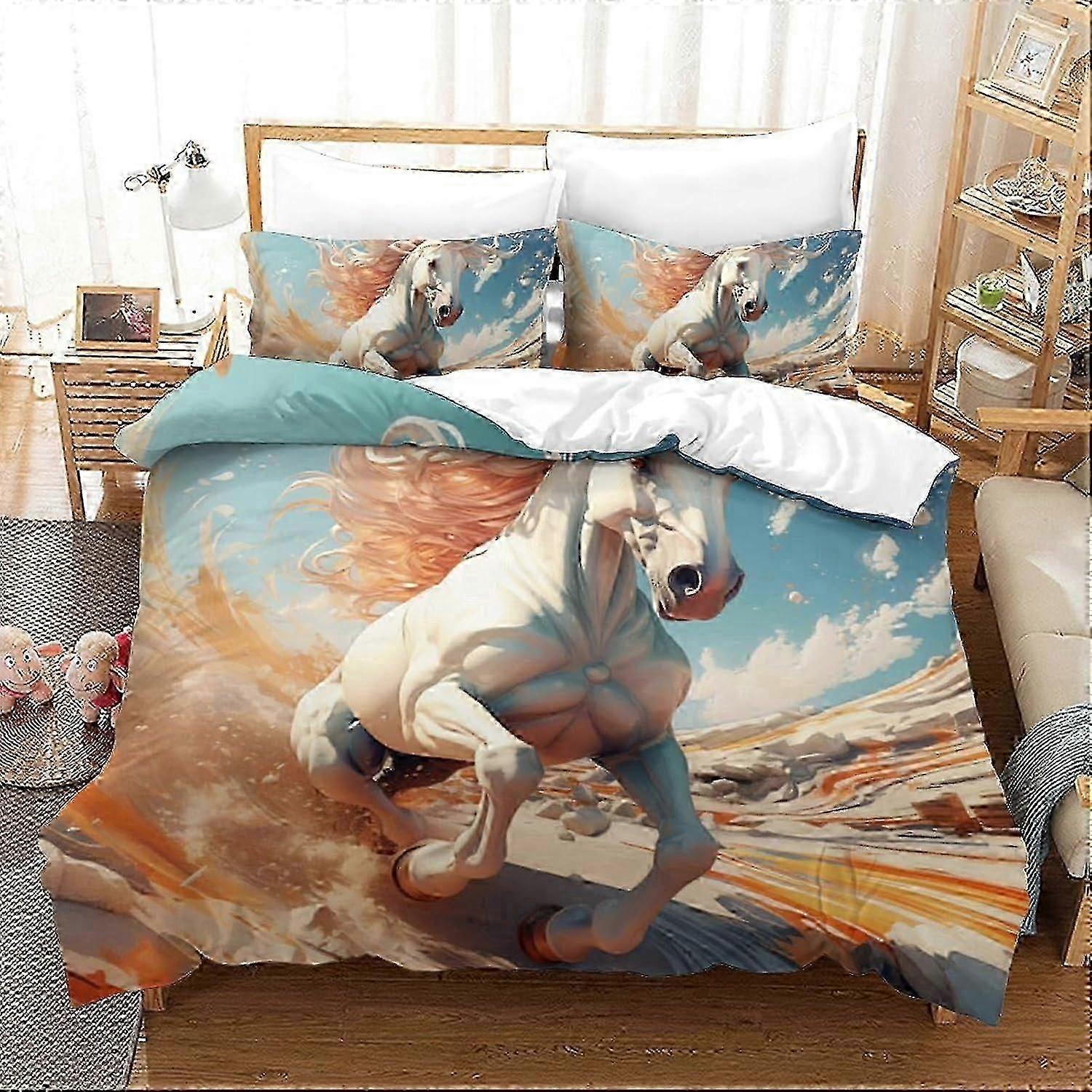 J823 Lakan Excentrisk Stil 3D Digitaltryck Abstrakta Sängkläder Uppsättningar Abstrakt Tryck Påslakan Uppsättningar Mjuk Microfiber 3st Täcke Överdrag med Dragkedja Cl