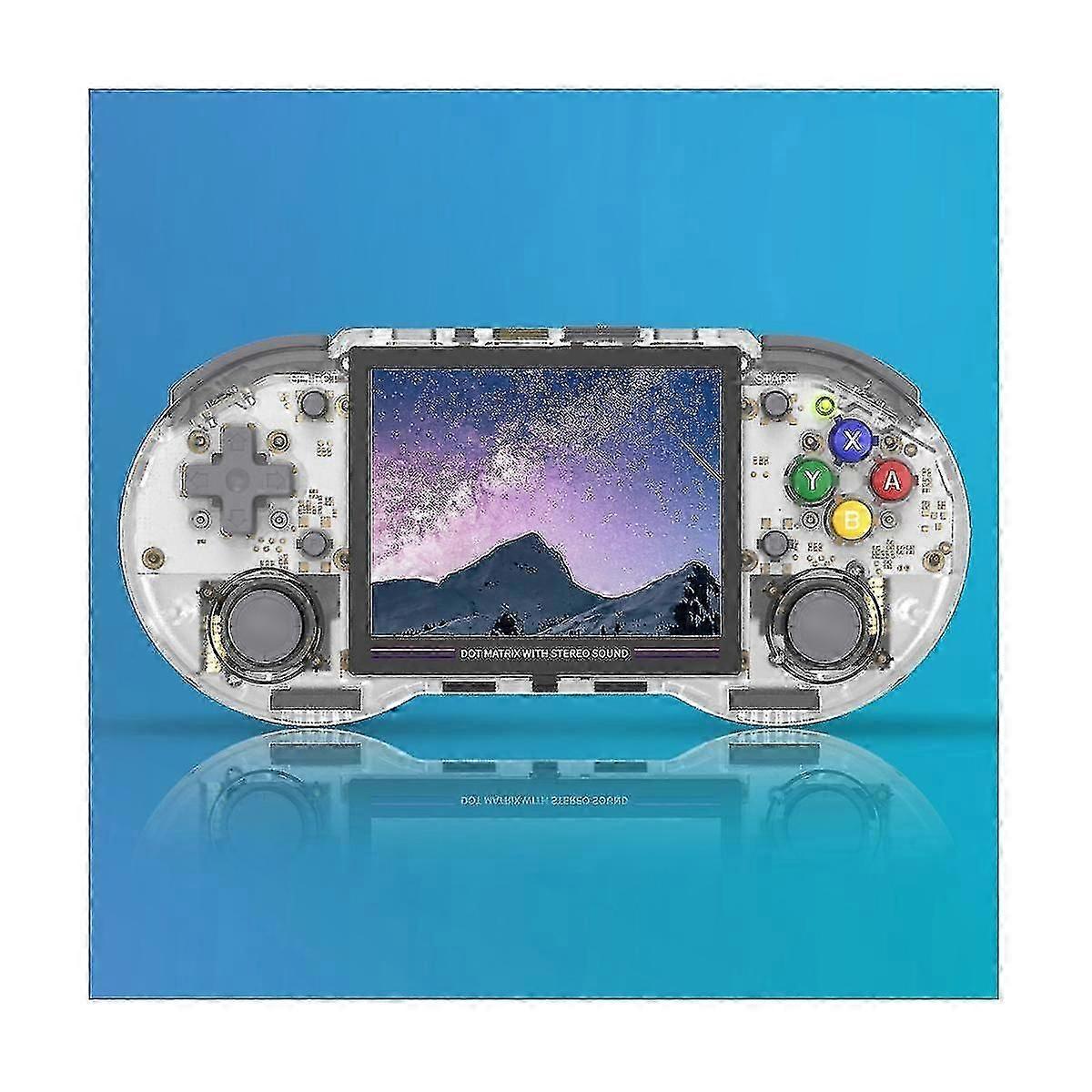 Rg353ps Console de jeu rétro 16g + 128g 3.5inch ips écran 64 bit Linux System Handheld Retro Game Play