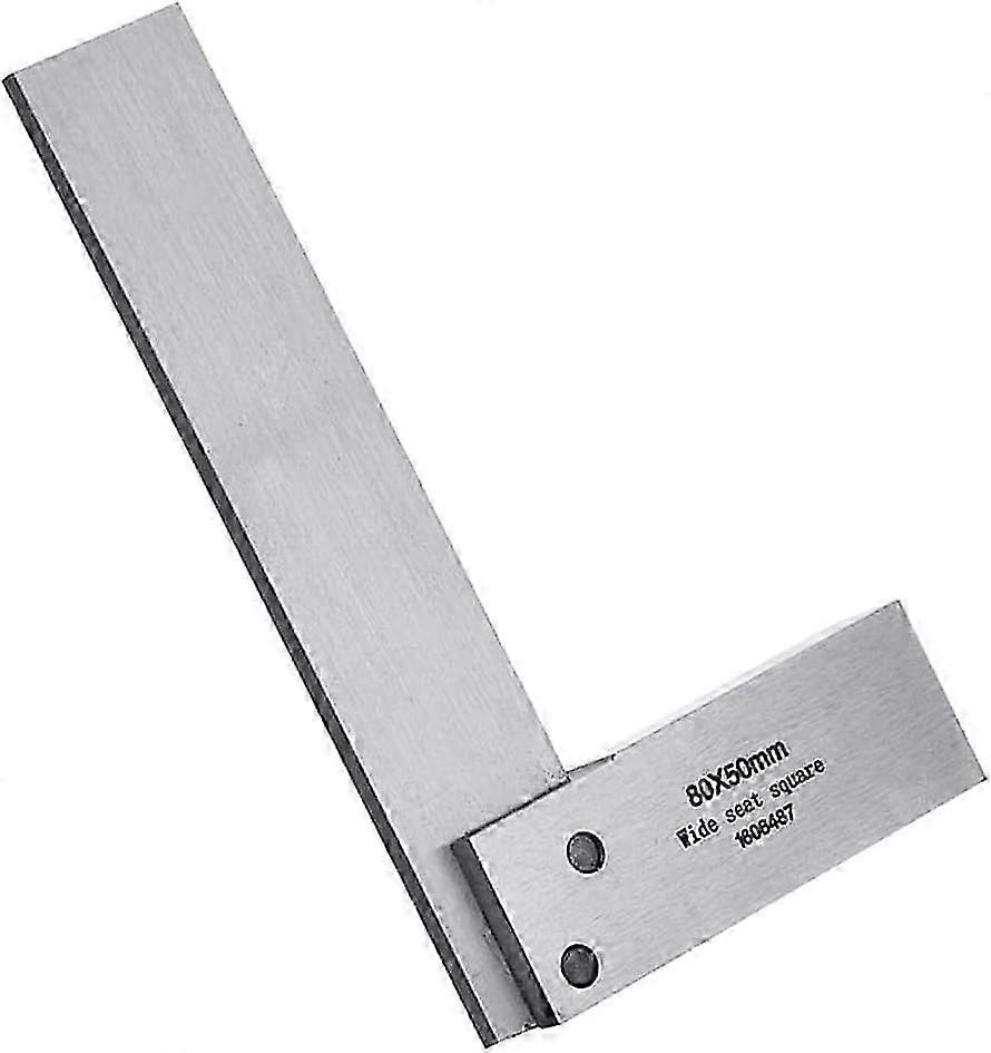 Machinist Square Set Engineer 90 Right Angle Precision Steel Angle Ruler.