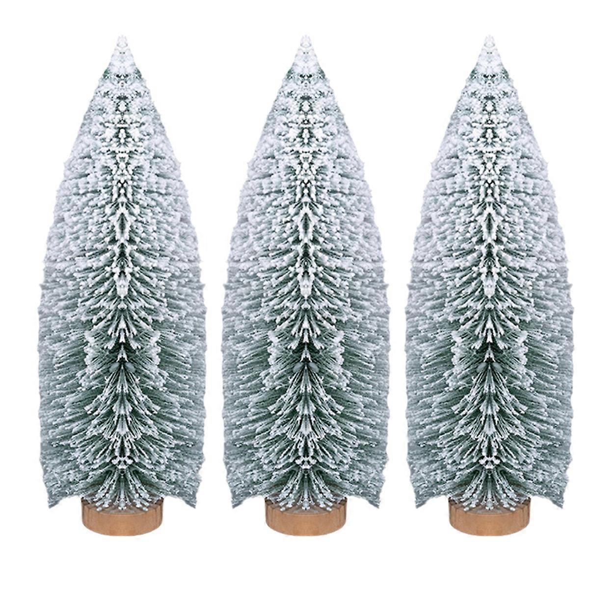 Snowflake Christmas Tree Mini Christmas Tree Ornaments Desktop Decorations Small Christmas Items