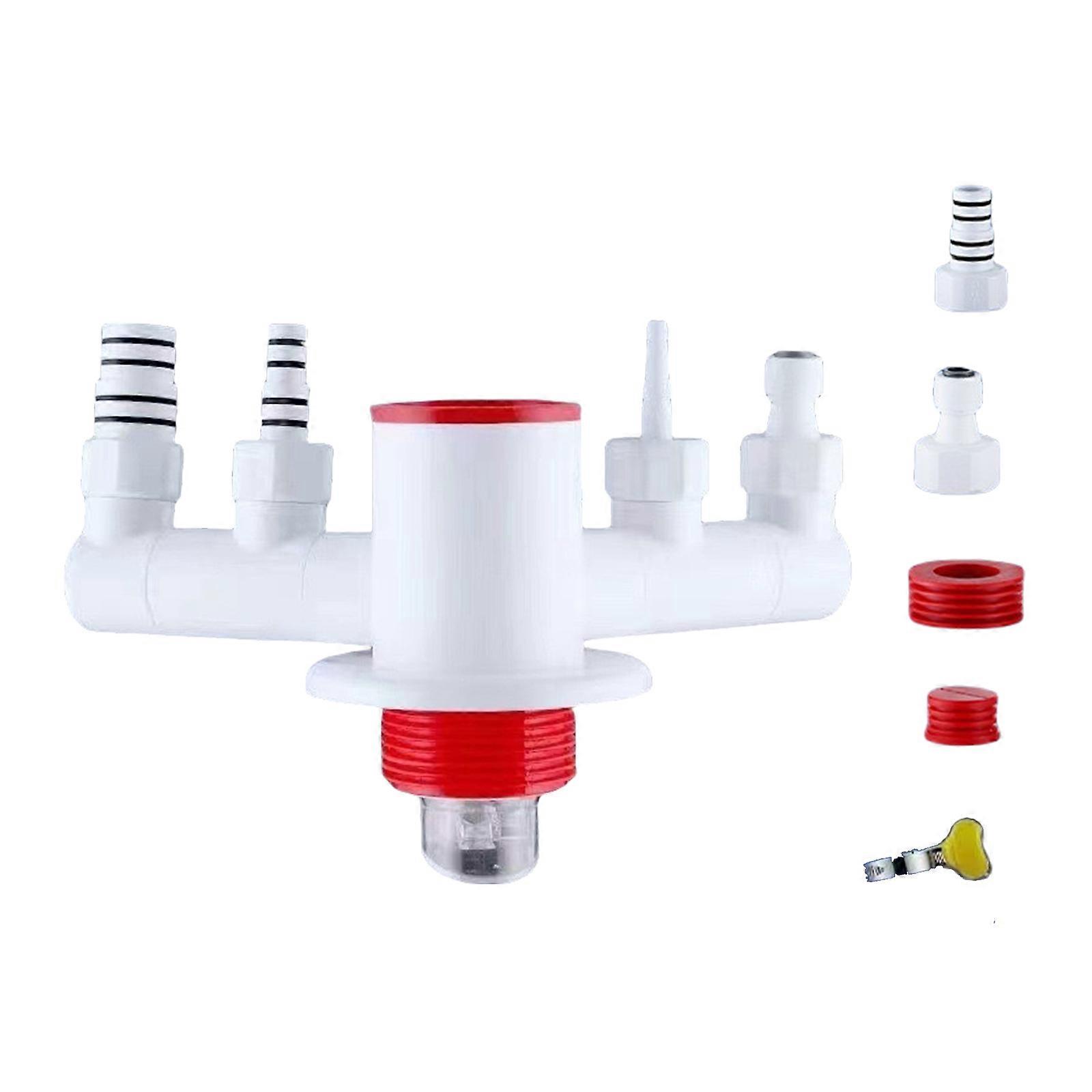 Efficient ABS Sink Pipe Connector Easy to Install ABS Drain Adapter Kitchen Sink Pipe Connector Leak Proof Connector