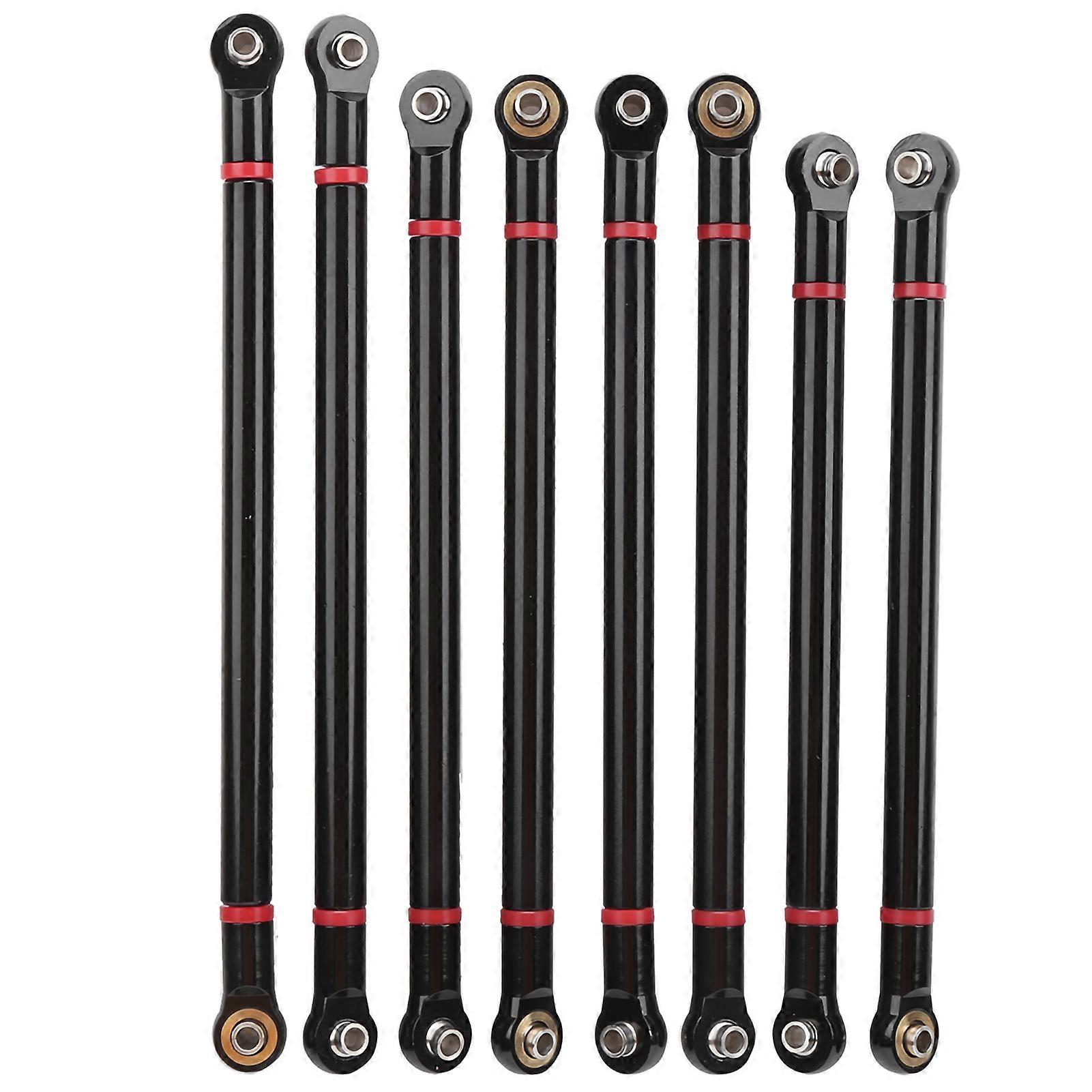 8PCS Metal Pull Rod Kit Upgrade Modified Parts for Aixal SCX10 1/10 Simulation Crawler Car