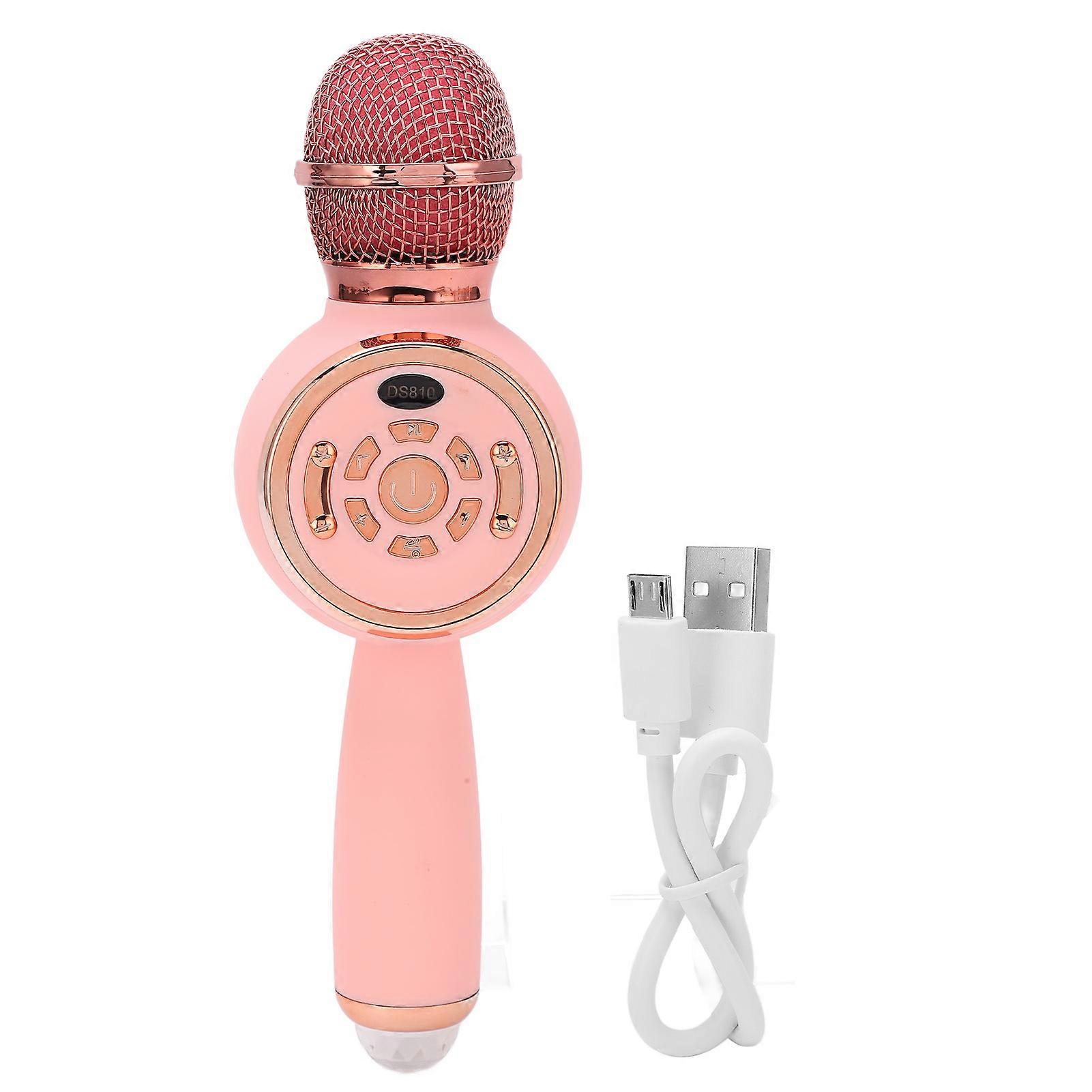 Singing Microphone Wireless Automatic Noise Reduction 5 Kinds Sound Effects Mic for Karaoke
